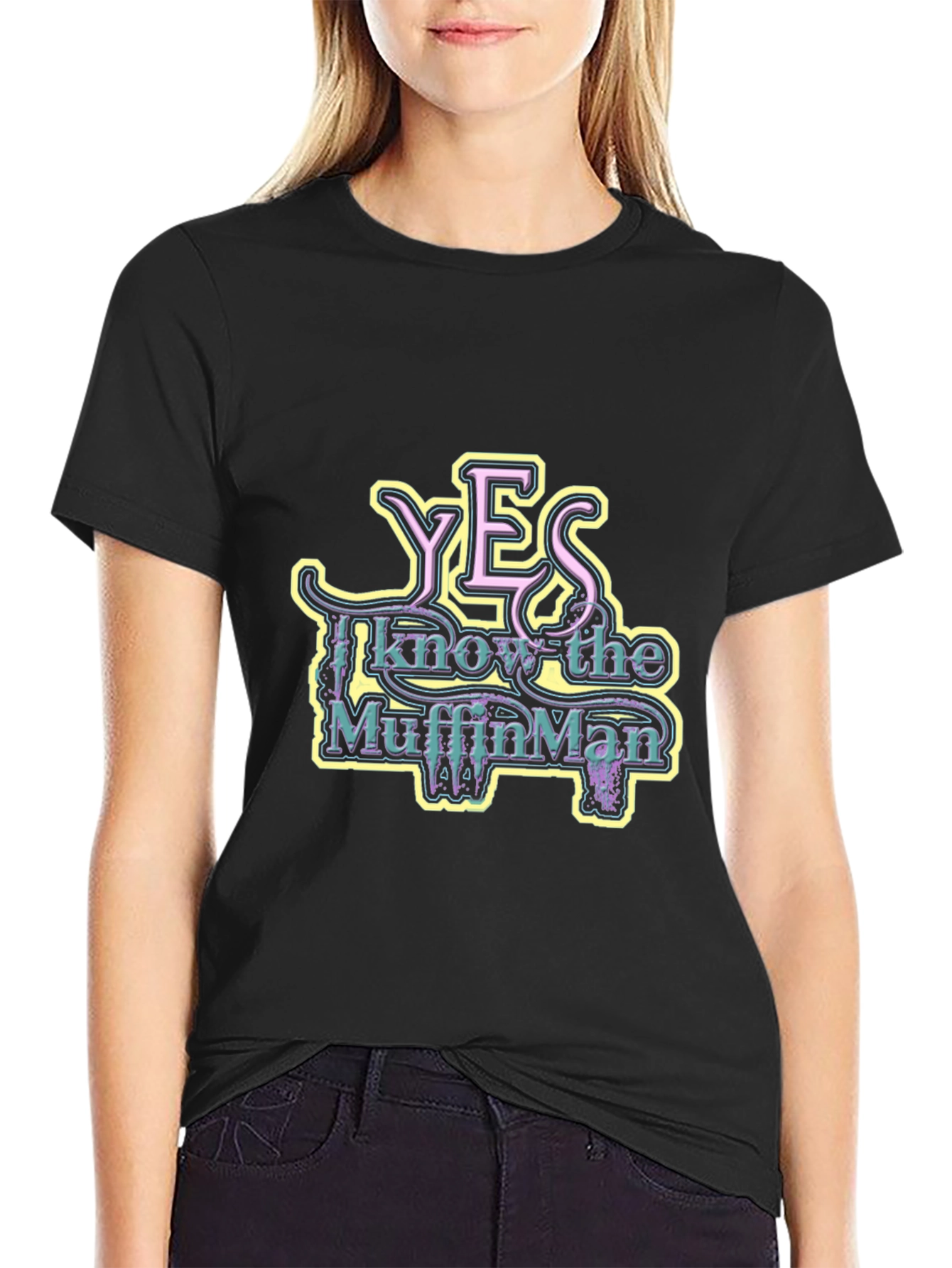 Yes I Know The Muffin Man Graphic Tee