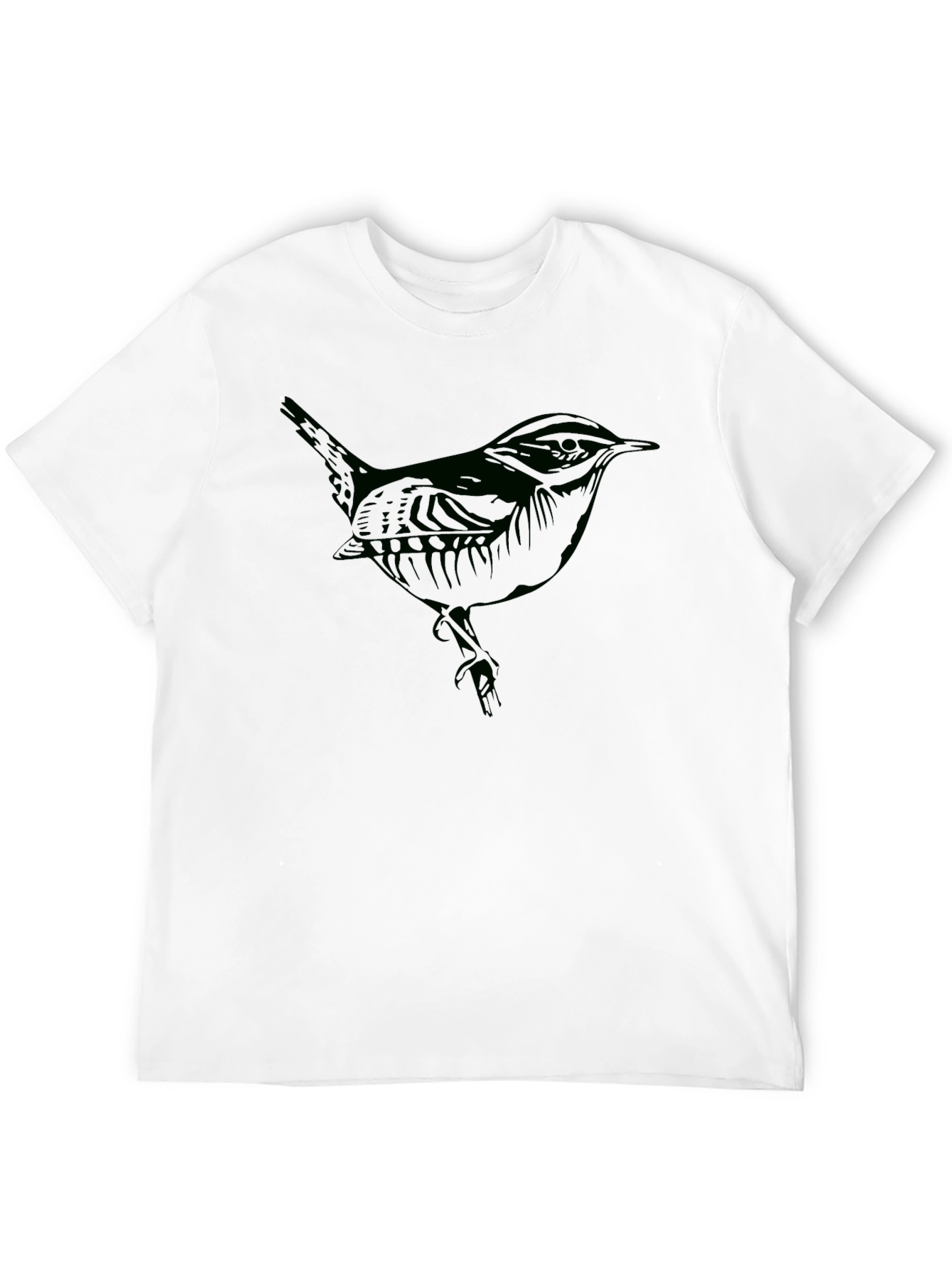 Bird Graphic Tee - Mens Black T-Shirt