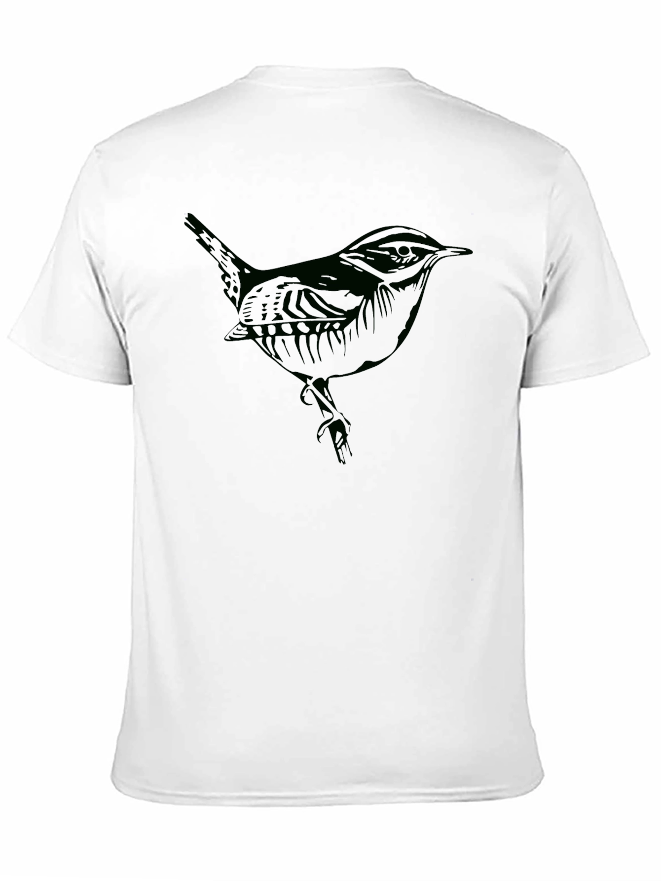 Bird Graphic Tee - Mens Black T-Shirt