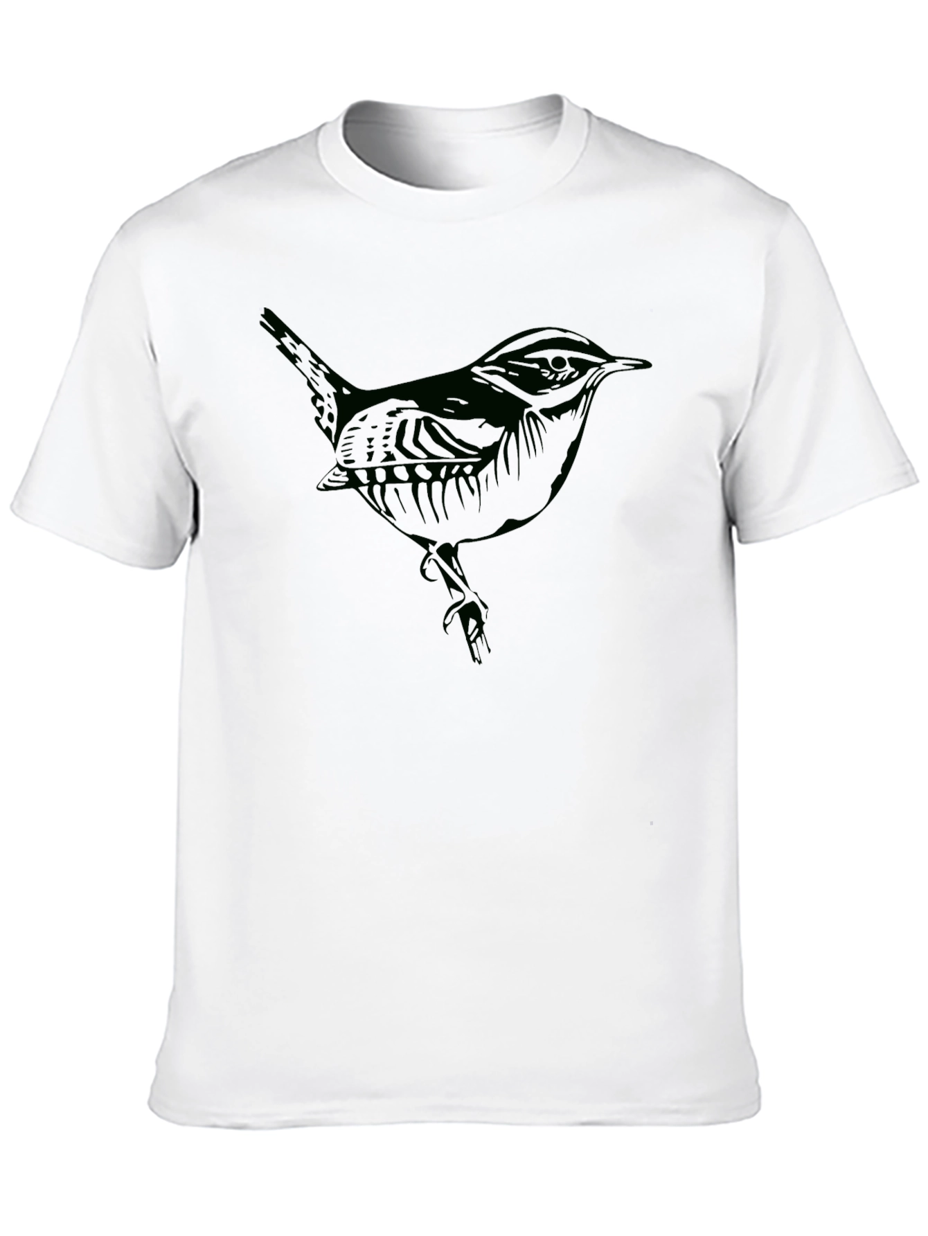 Bird Graphic Tee - Mens Black T-Shirt