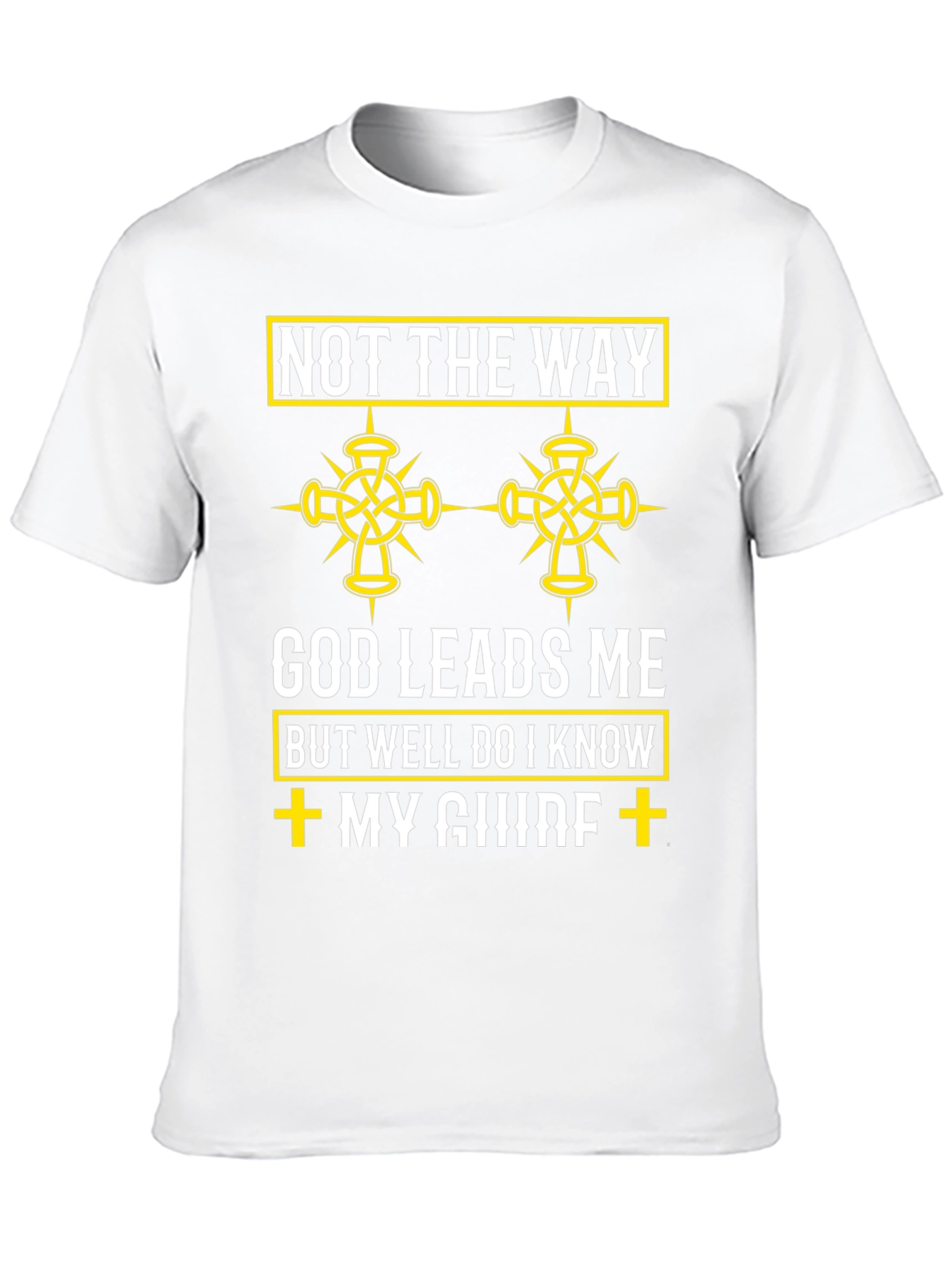 God Leads Me T-Shirt - Christian Faith Apparel
