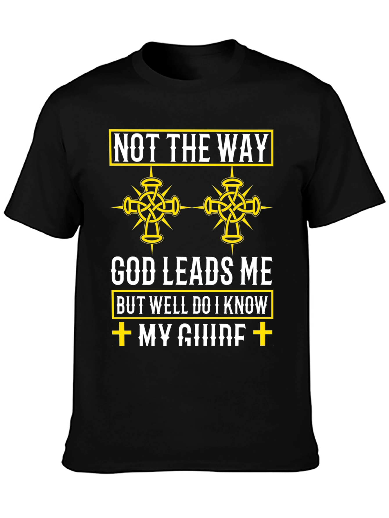 God Leads Me T-Shirt - Christian Faith Apparel