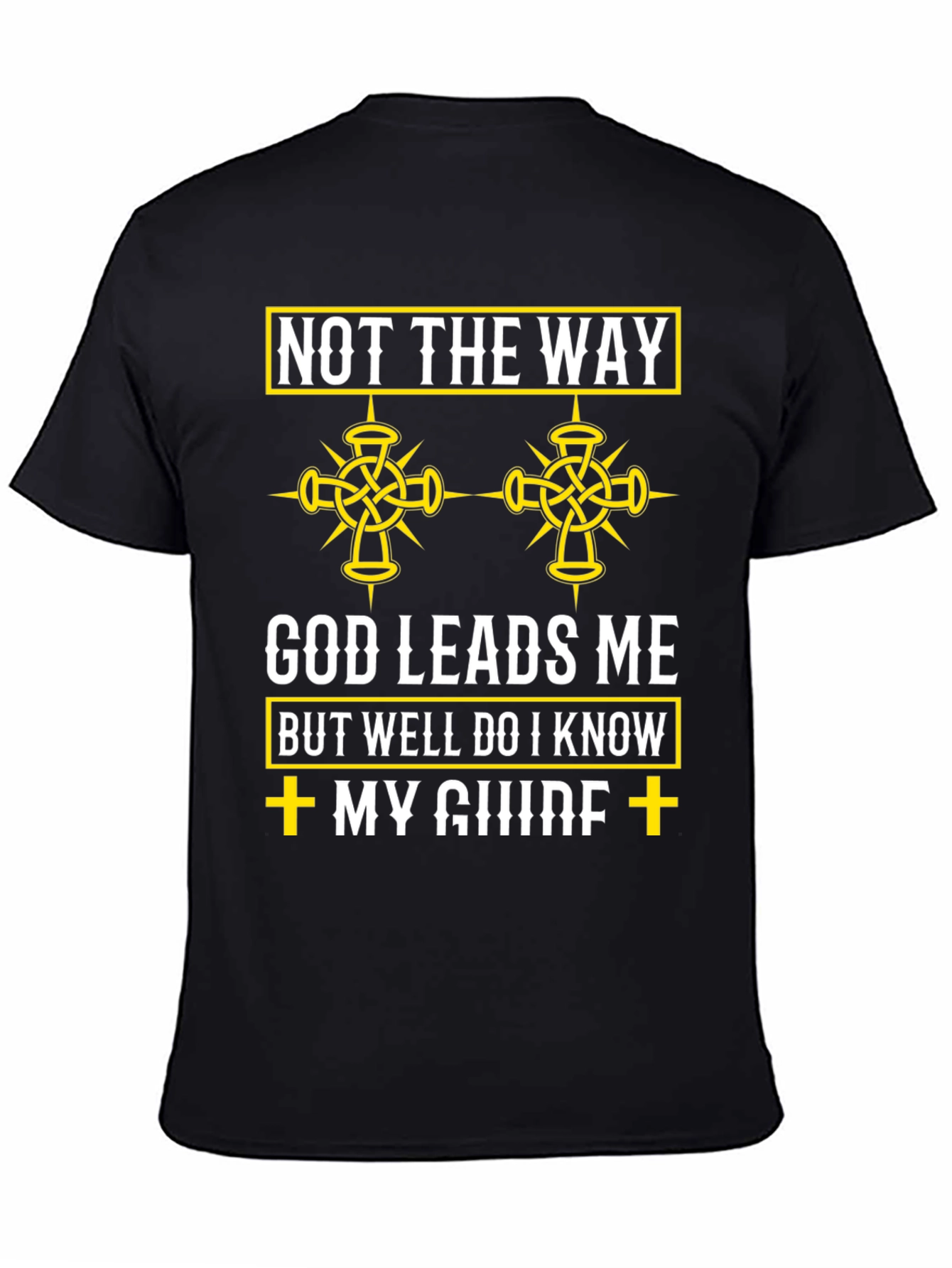 God Leads Me T-Shirt - Christian Faith Apparel