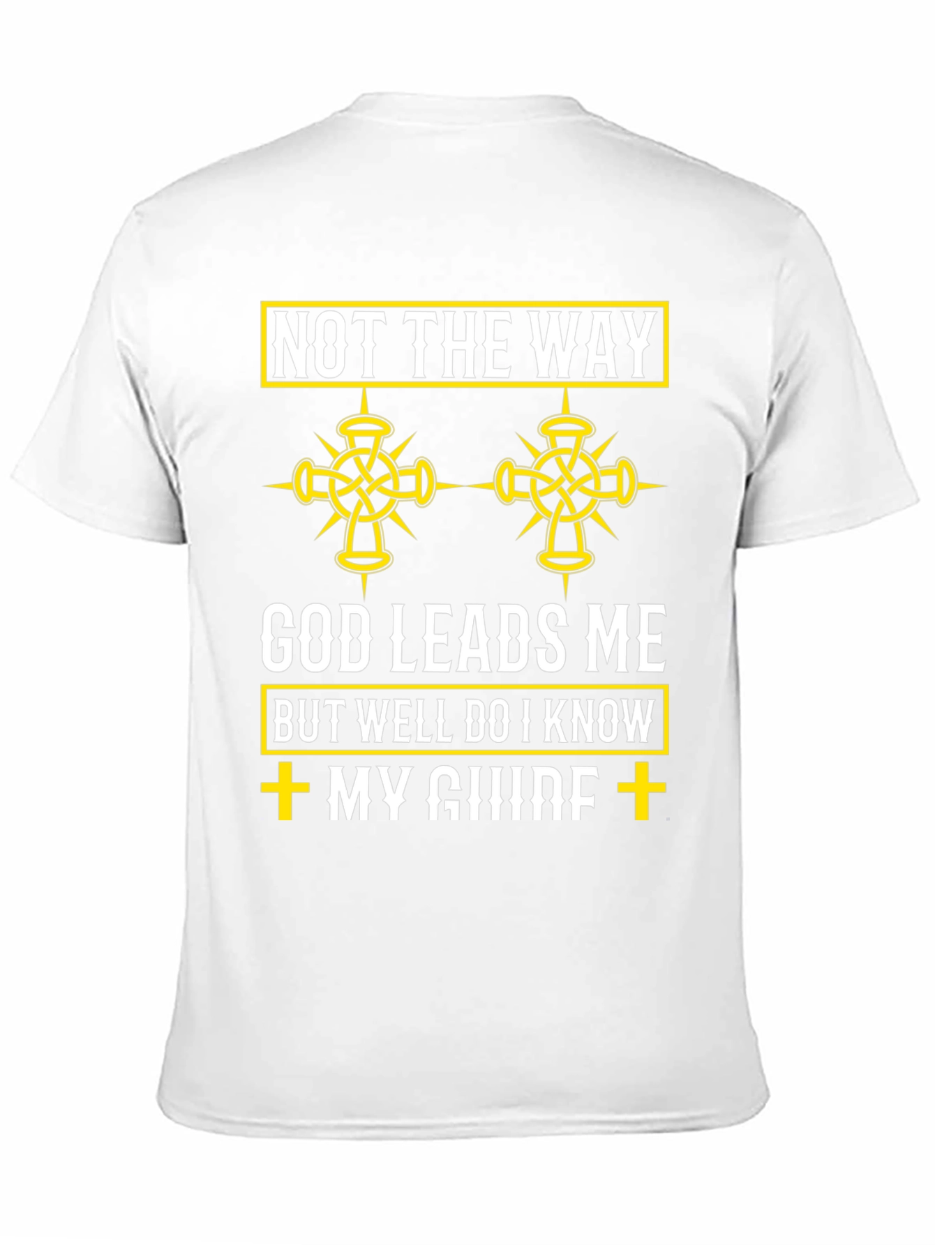 God Leads Me T-Shirt - Christian Faith Apparel