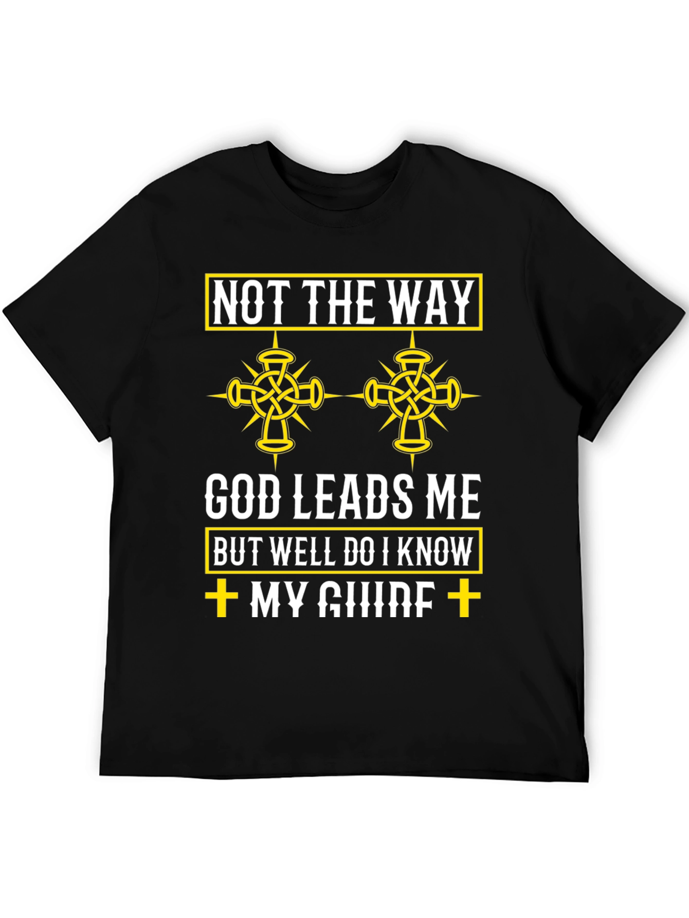 God Leads Me T-Shirt - Christian Faith Apparel