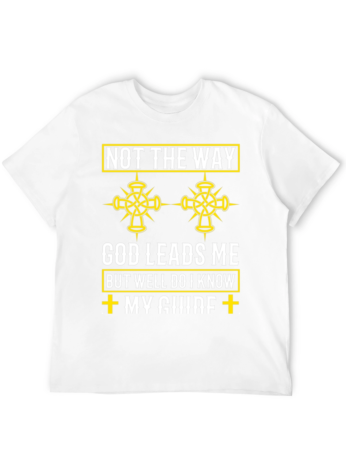 God Leads Me T-Shirt - Christian Faith Apparel