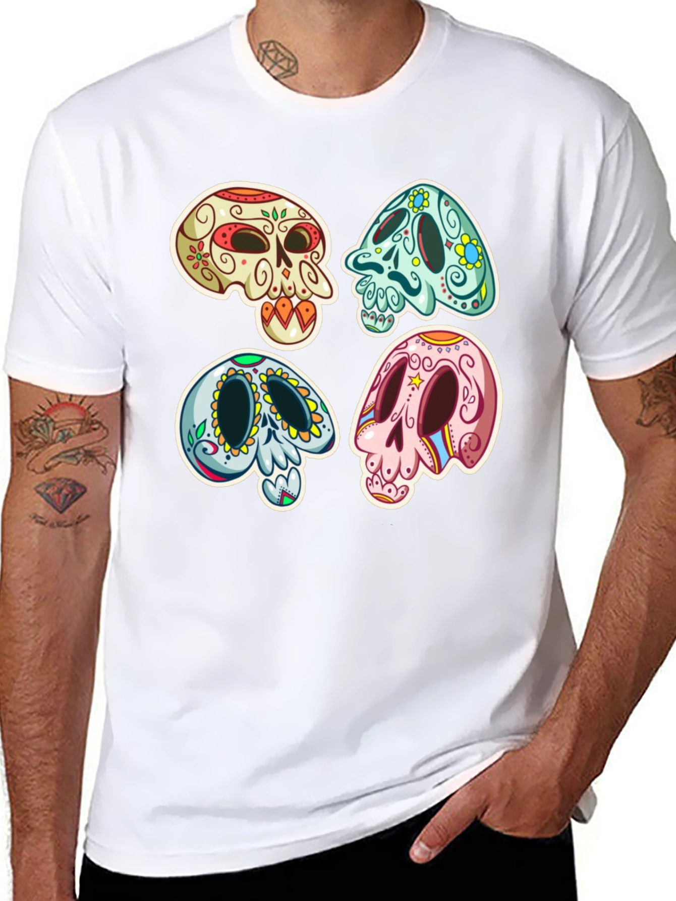 Day of the Dead Sugar Skull T-Shirt