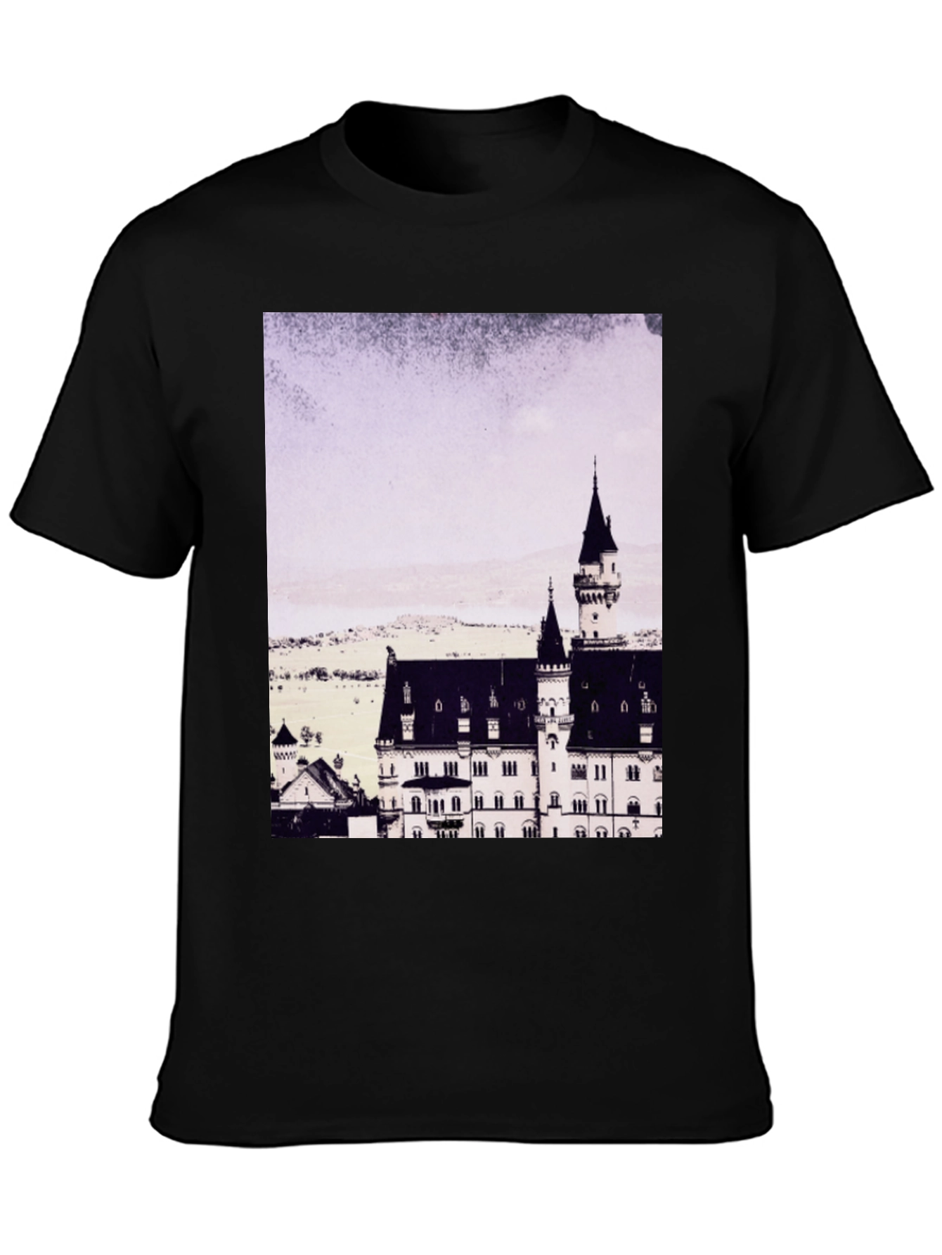 Castle Graphic Tee - Mens Black T-Shirt
