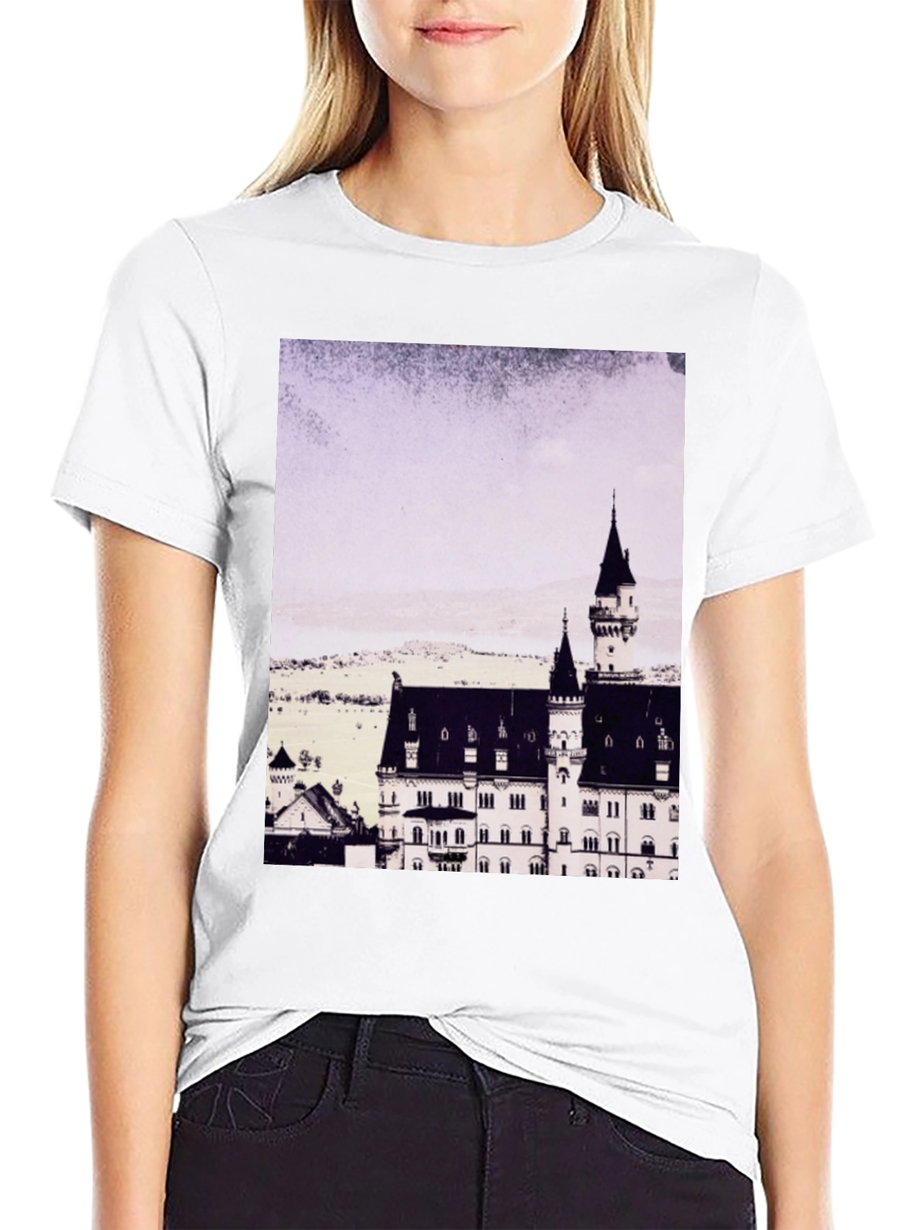 Castle Graphic Tee - Mens Black T-Shirt