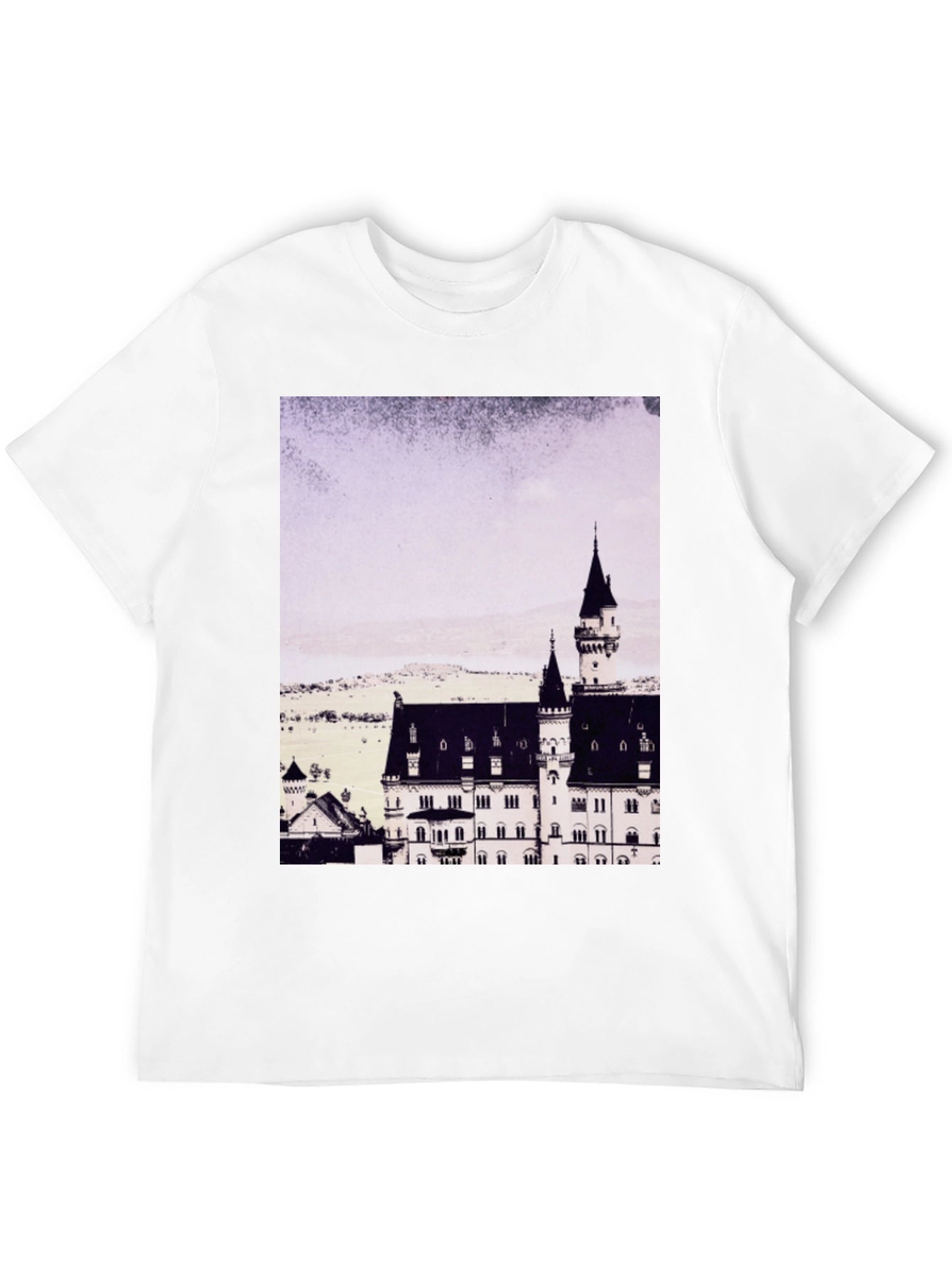 Castle Graphic Tee - Mens Black T-Shirt