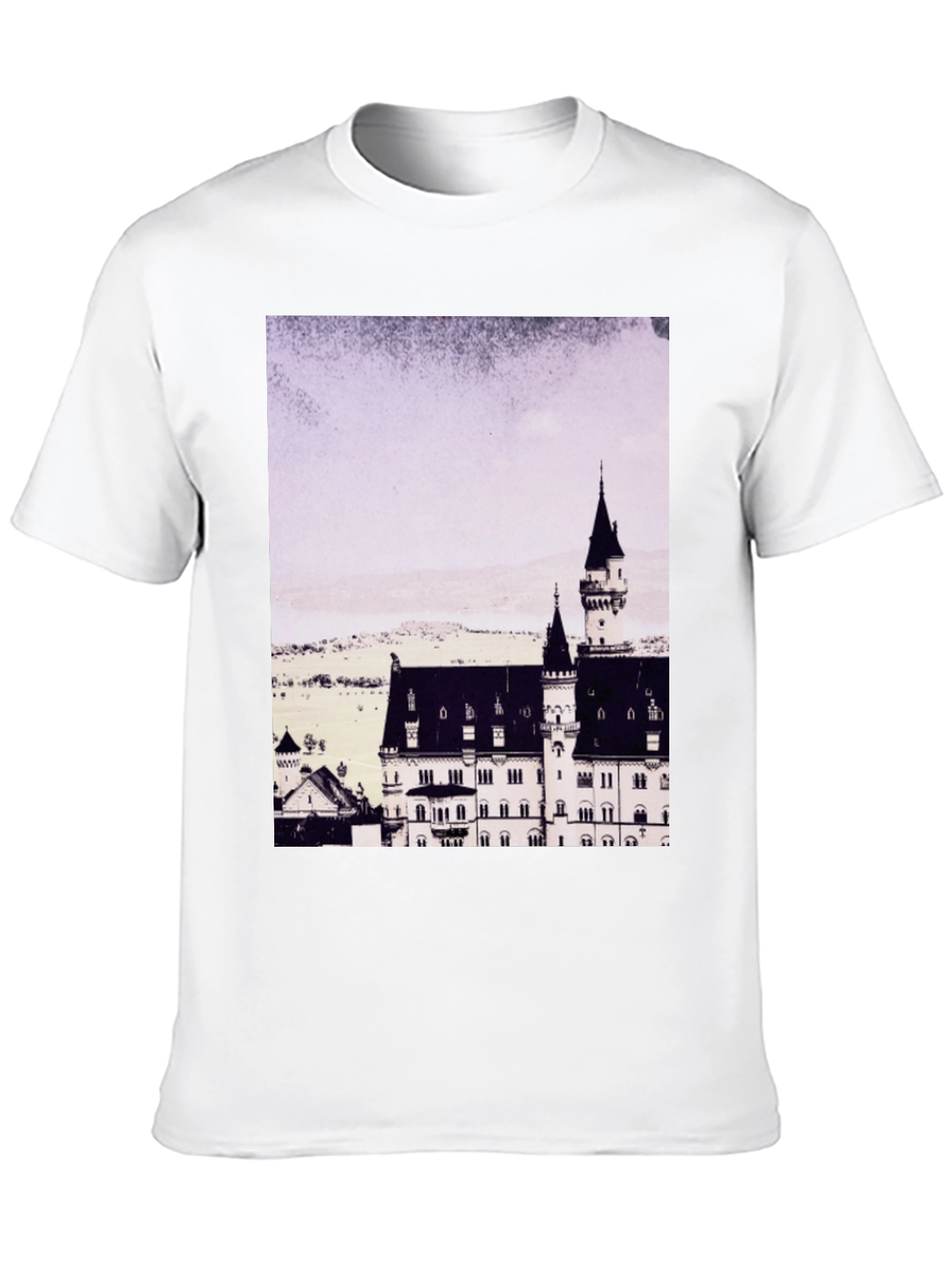 Castle Graphic Tee - Mens Black T-Shirt