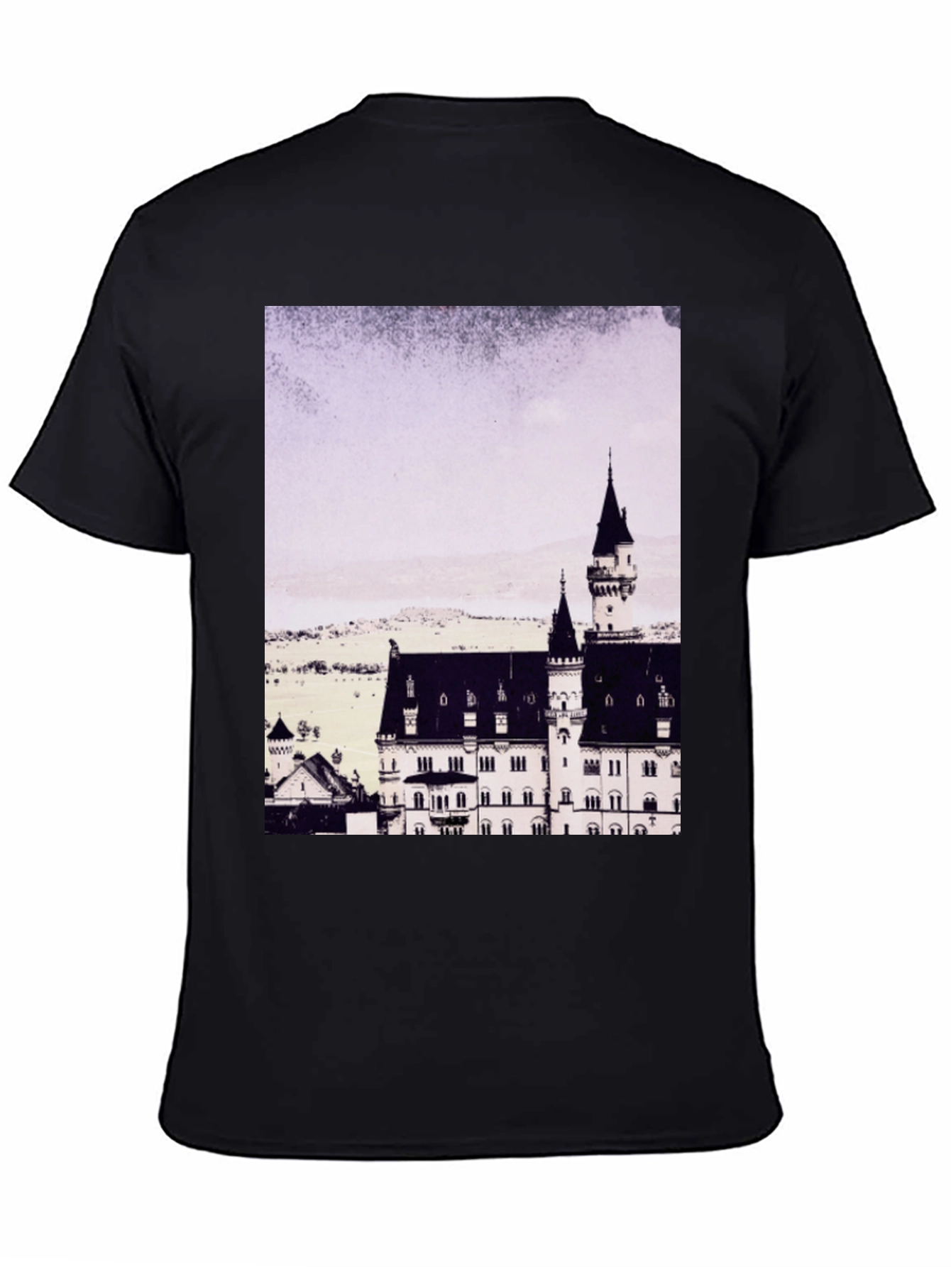 Castle Graphic Tee - Mens Black T-Shirt