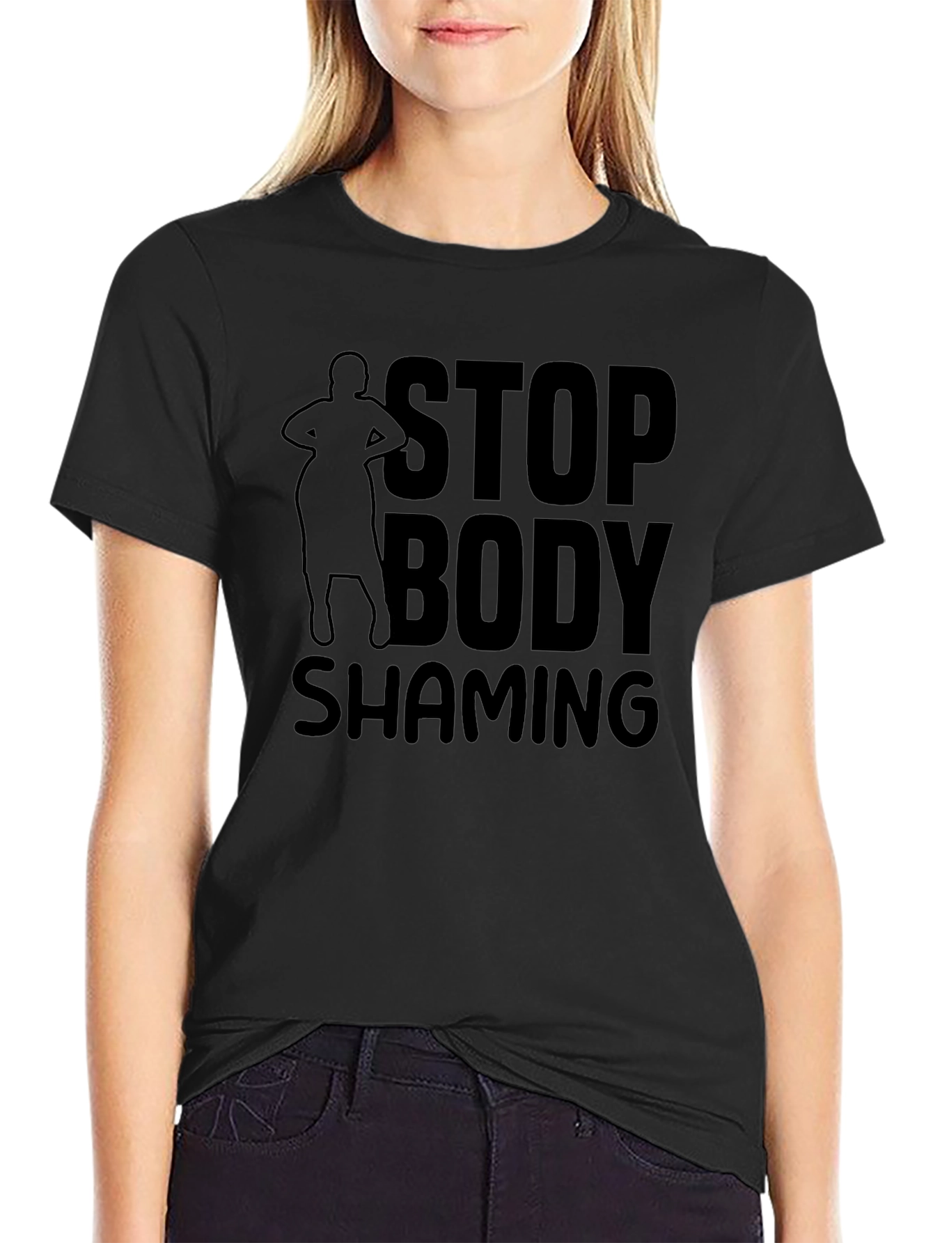 Stop Body Shaming Graphic T-Shirt