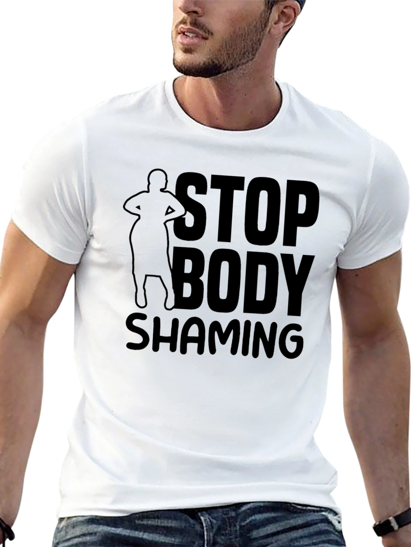 Stop Body Shaming Graphic T-Shirt