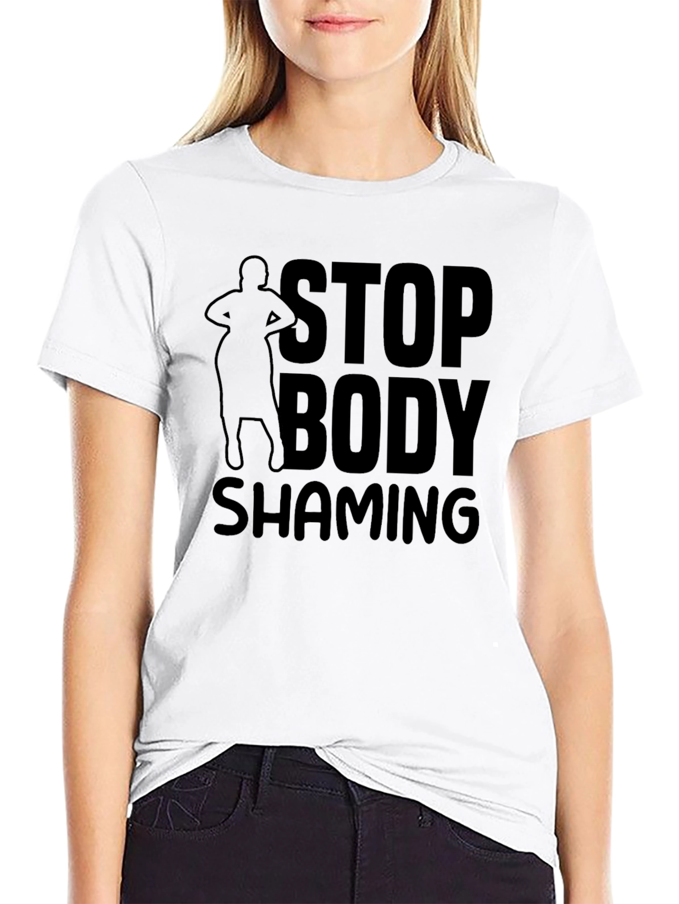 Stop Body Shaming Graphic T-Shirt
