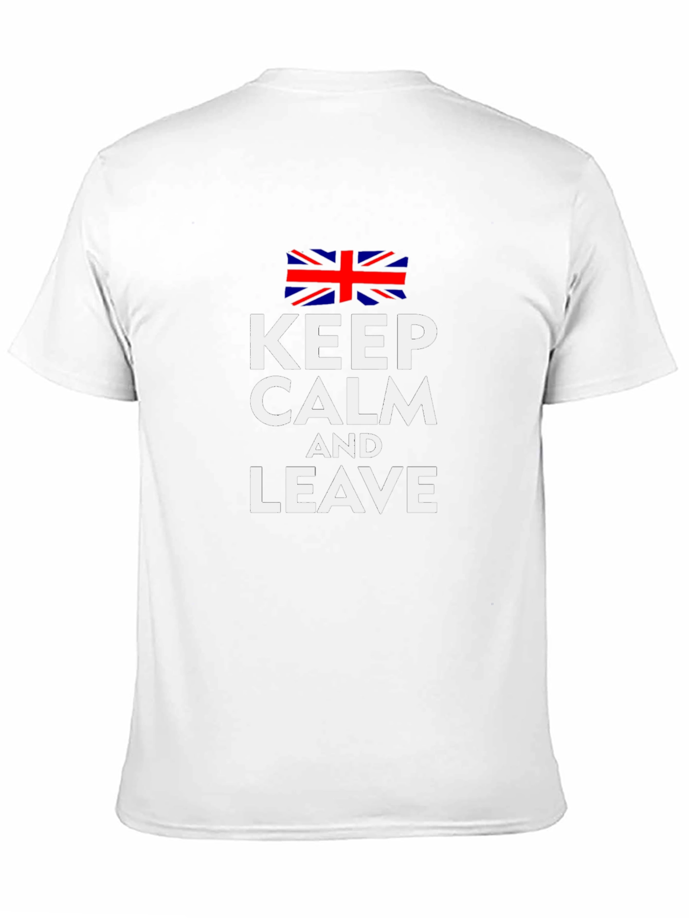 Keep Calm and Leave Union Jack Graphic Tee