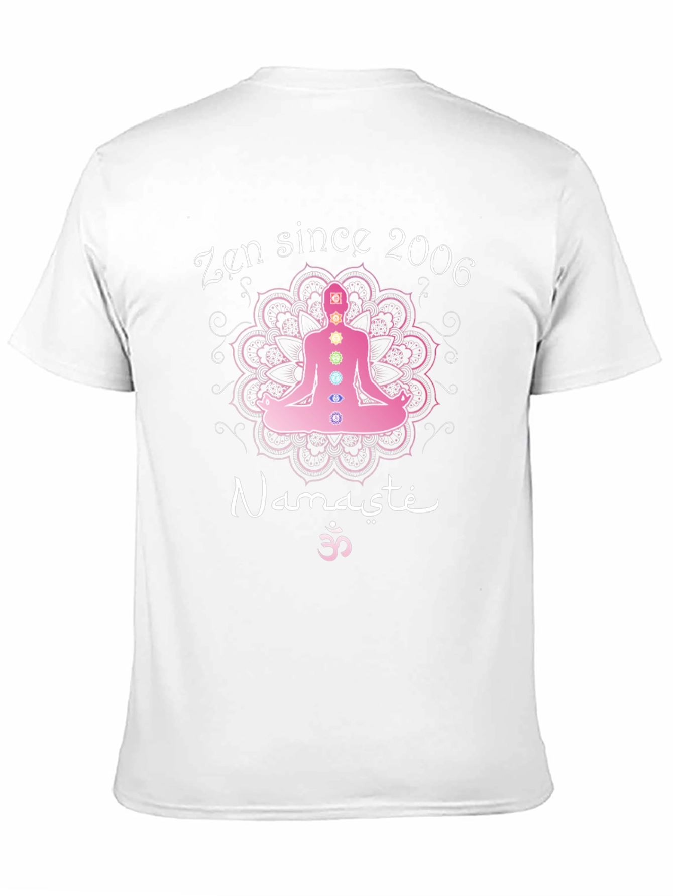 Zen Since 2006 Yoga Namaste Meditation Chakra Black T-Shirt