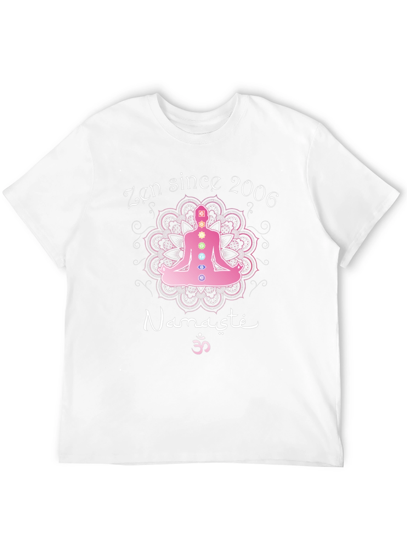 Zen Since 2006 Yoga Namaste Meditation Chakra Black T-Shirt
