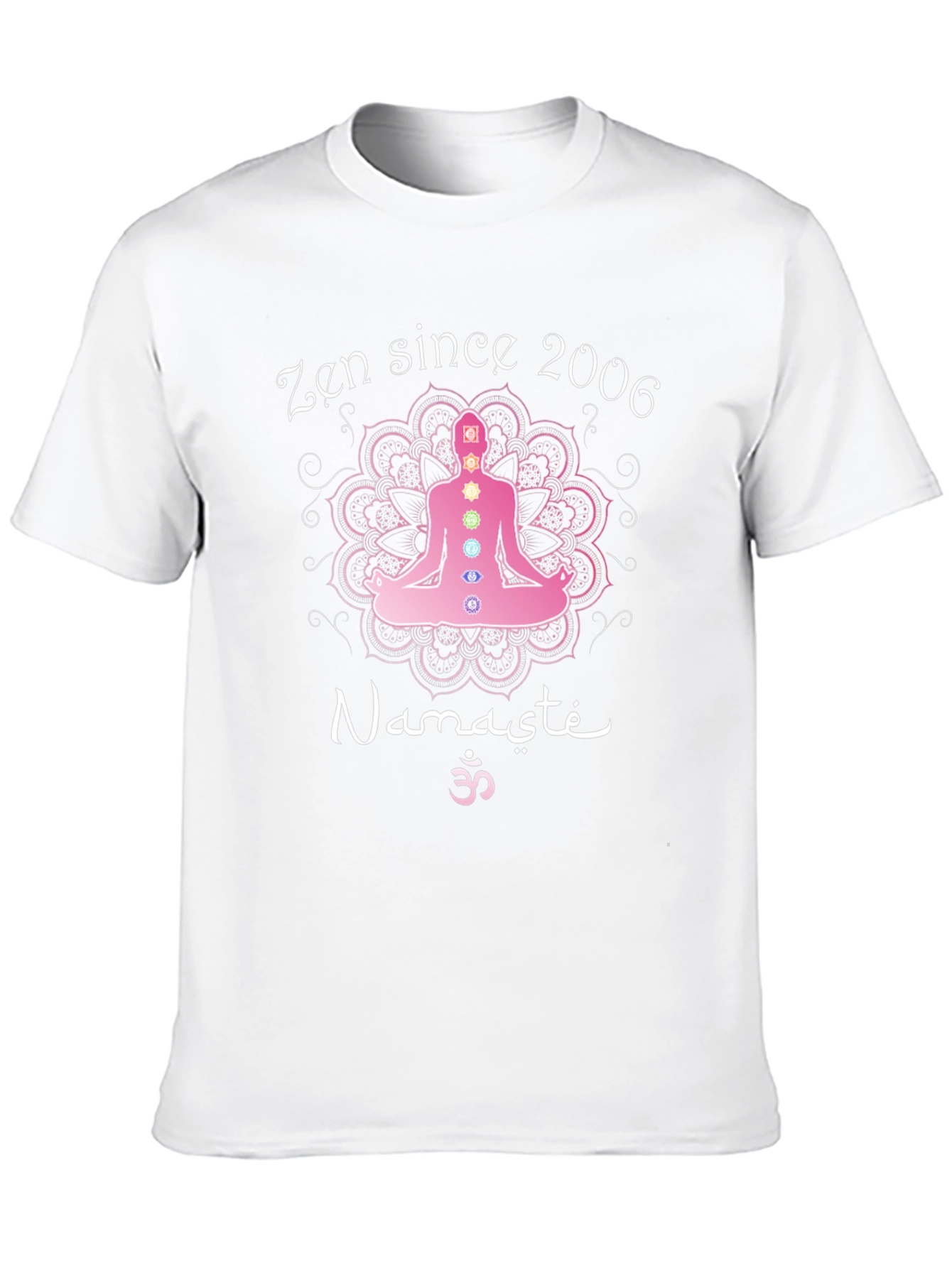 Zen Since 2006 Yoga Namaste Meditation Chakra Black T-Shirt