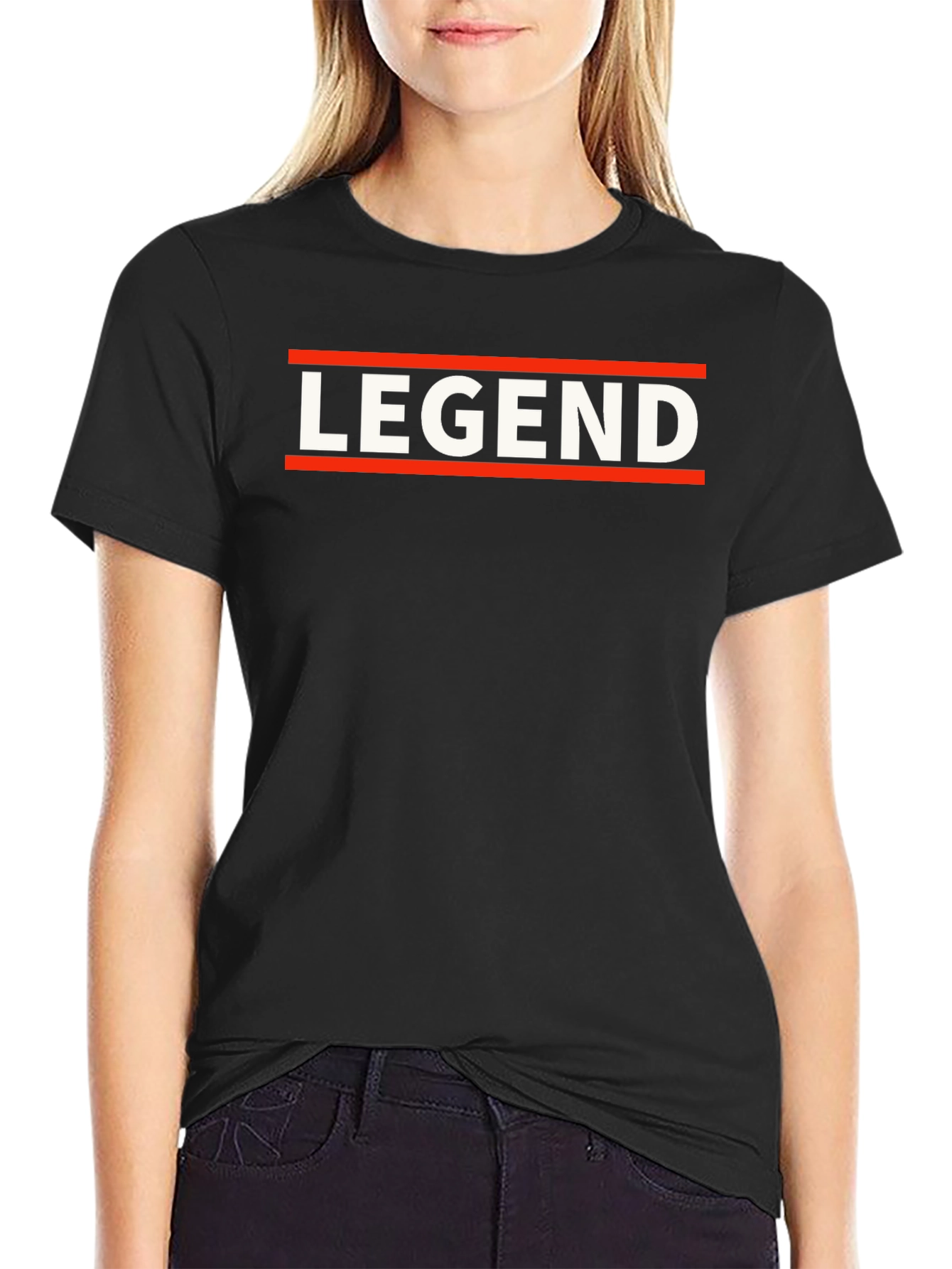 Mens Legend Graphic Crew Neck T-Shirt