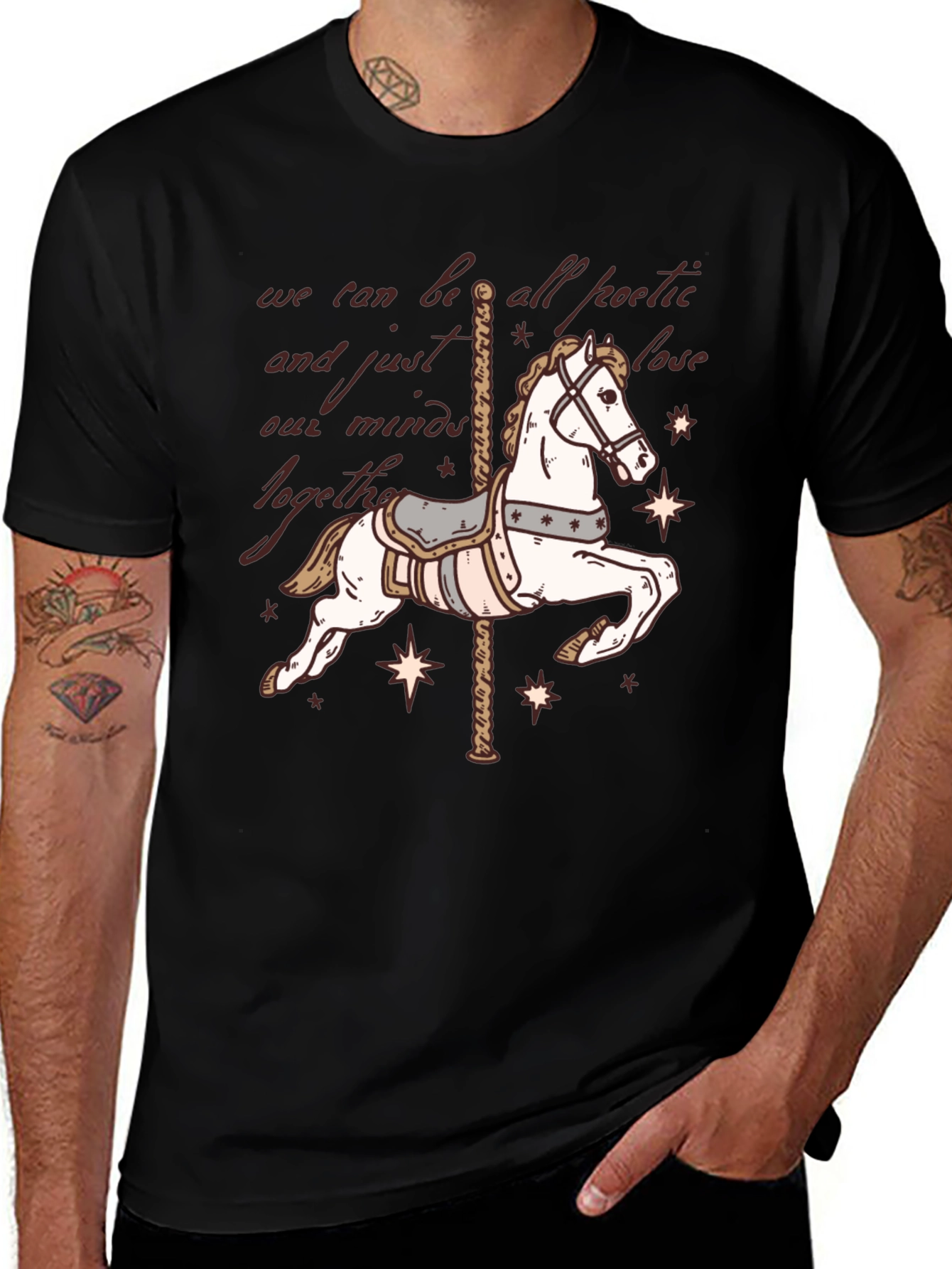 Carousel Horse T-Shirt - Poetic Dreams Tee