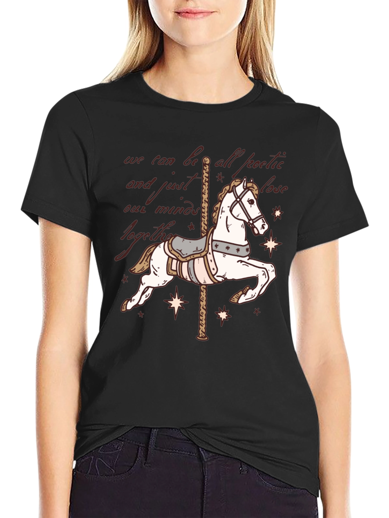 Carousel Horse T-Shirt - Poetic Dreams Tee
