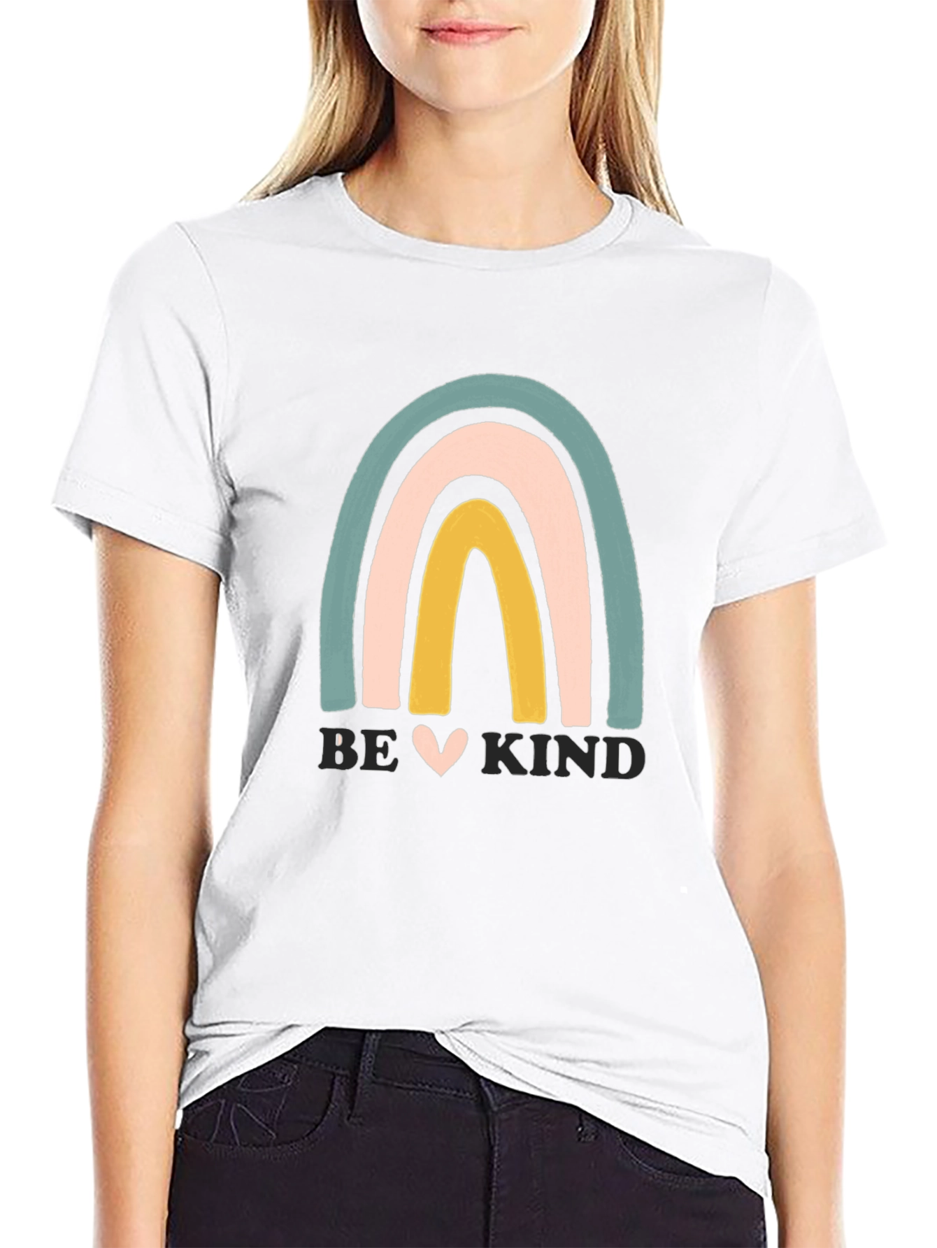 Be Kind Rainbow Graphic Tee - Unisex T-Shirt