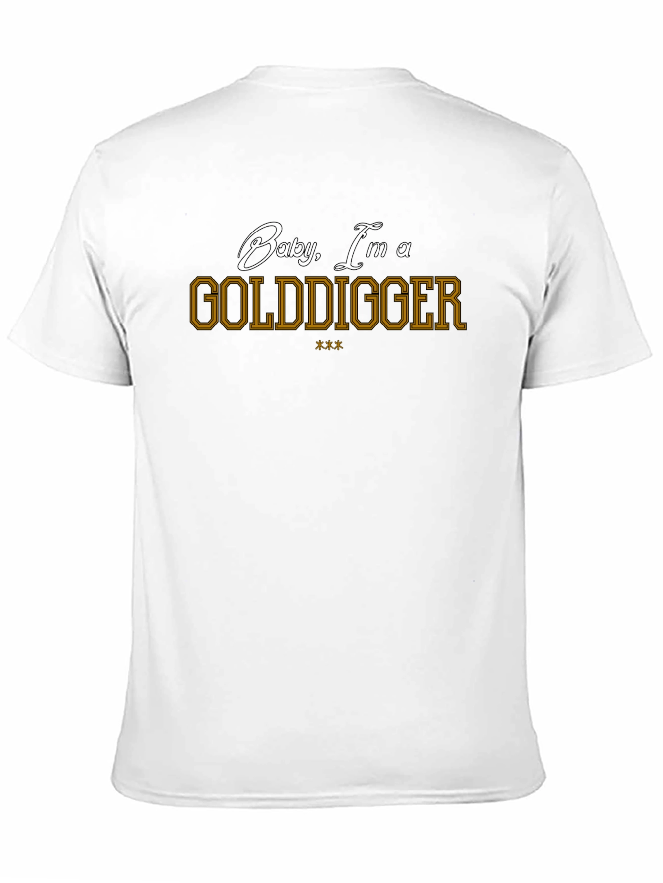 Golddigger Statement Graphic Tee - Mens Short Sleeve