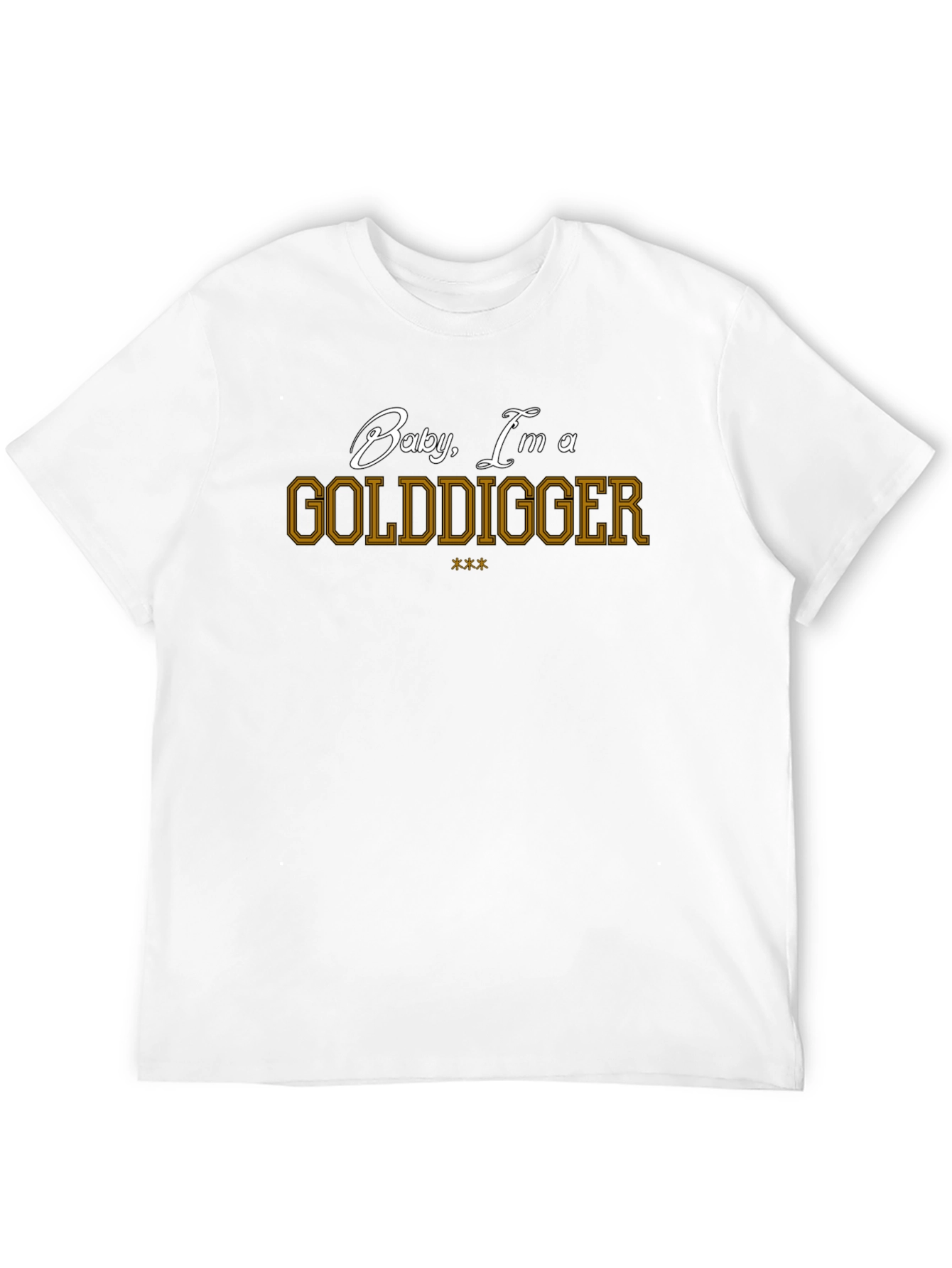 Golddigger Statement Graphic Tee - Mens Short Sleeve