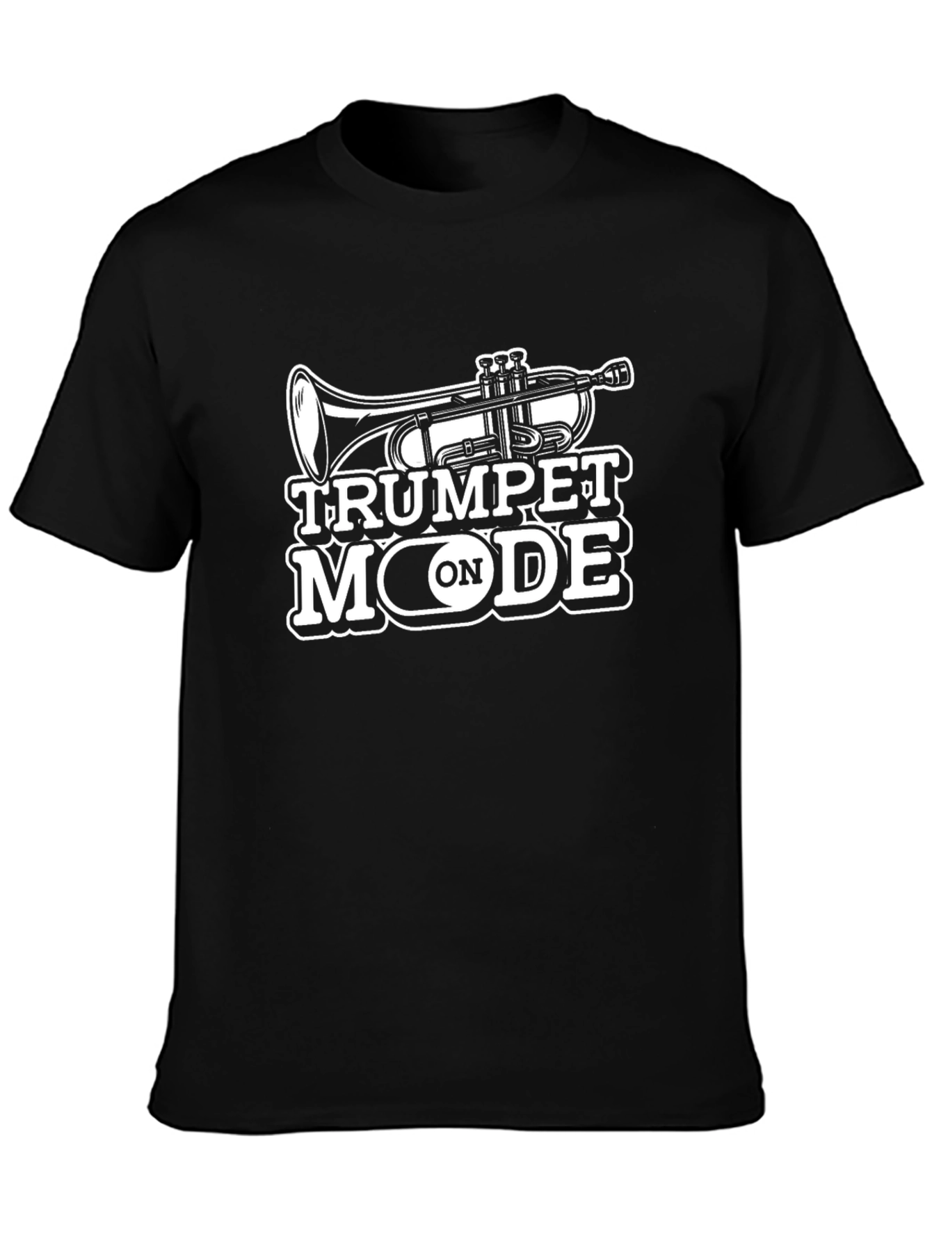 Trumpet Mode On Graphic T-Shirt - Music Lover Tee