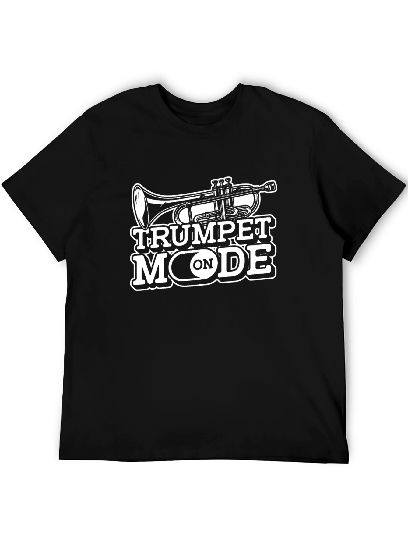 Trumpet Mode On Graphic T-Shirt - Music Lover Tee
