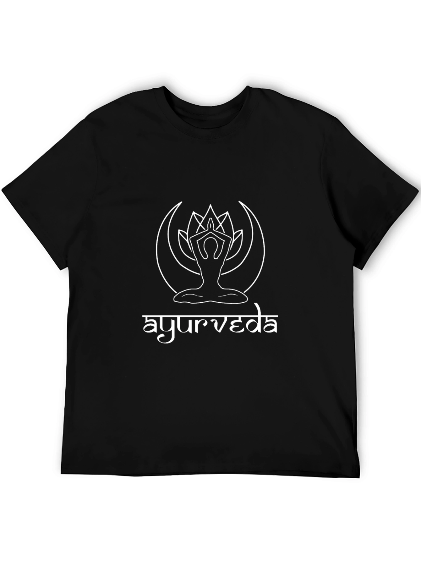 Ayurveda Yoga T-Shirt - Meditative Design