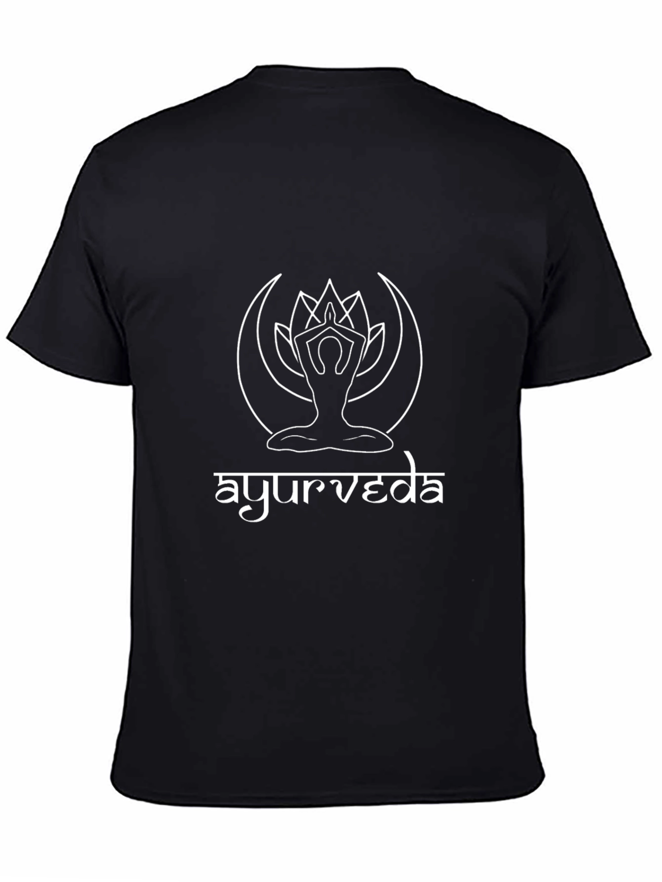Ayurveda Yoga T-Shirt - Meditative Design