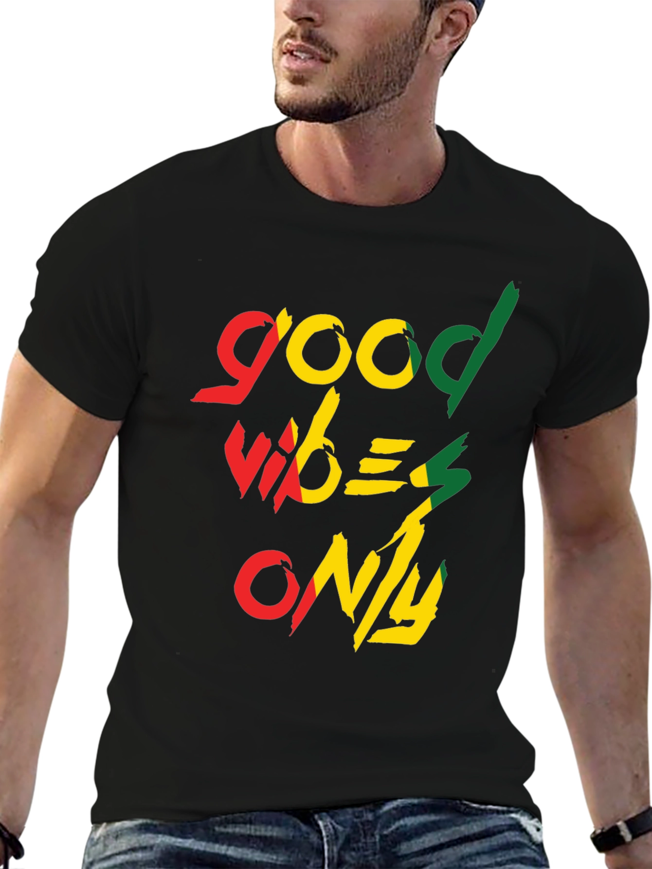 Good Vibes Only Graphic Tee - Black T-Shirt