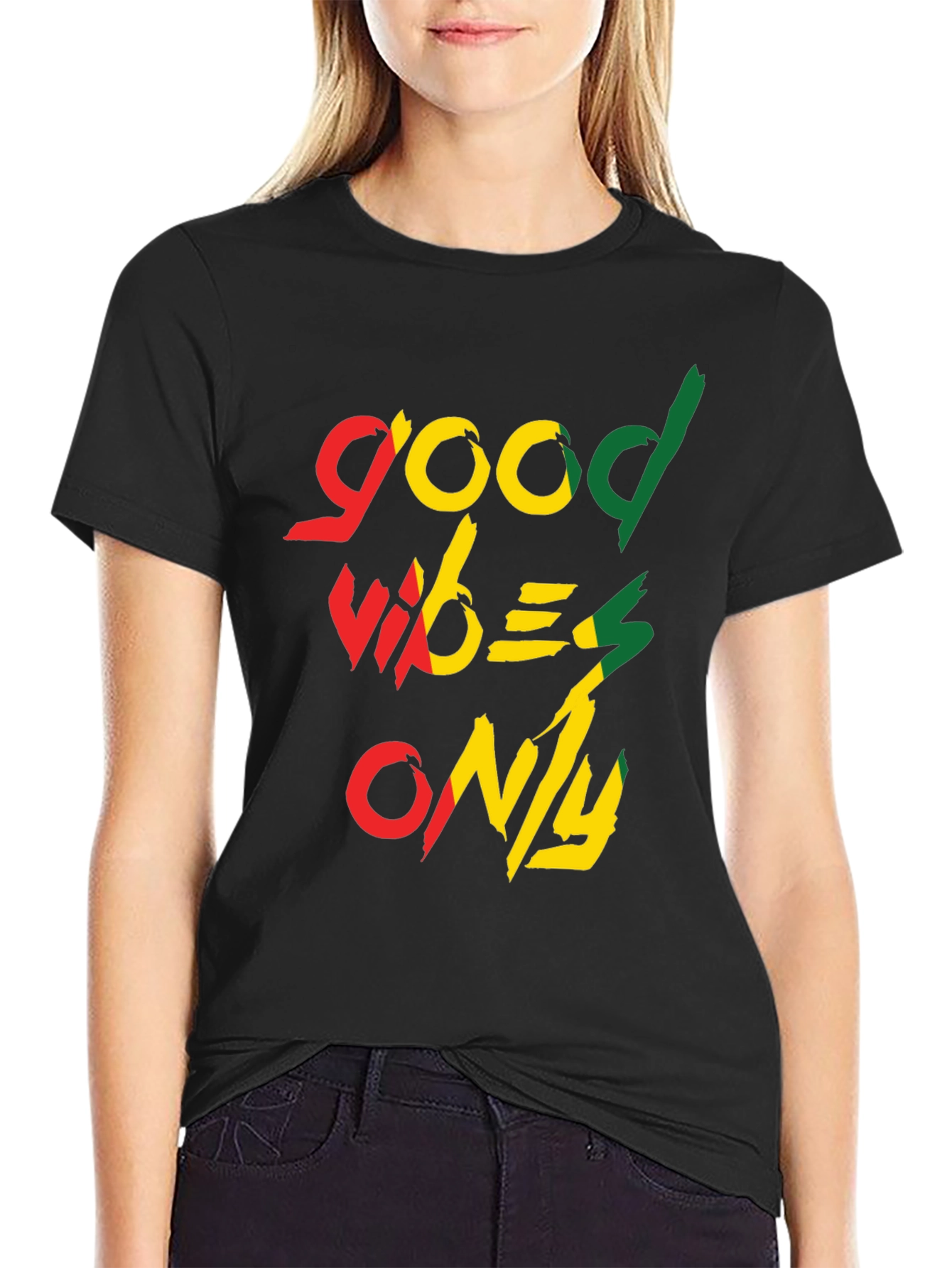 Good Vibes Only Graphic Tee - Black T-Shirt