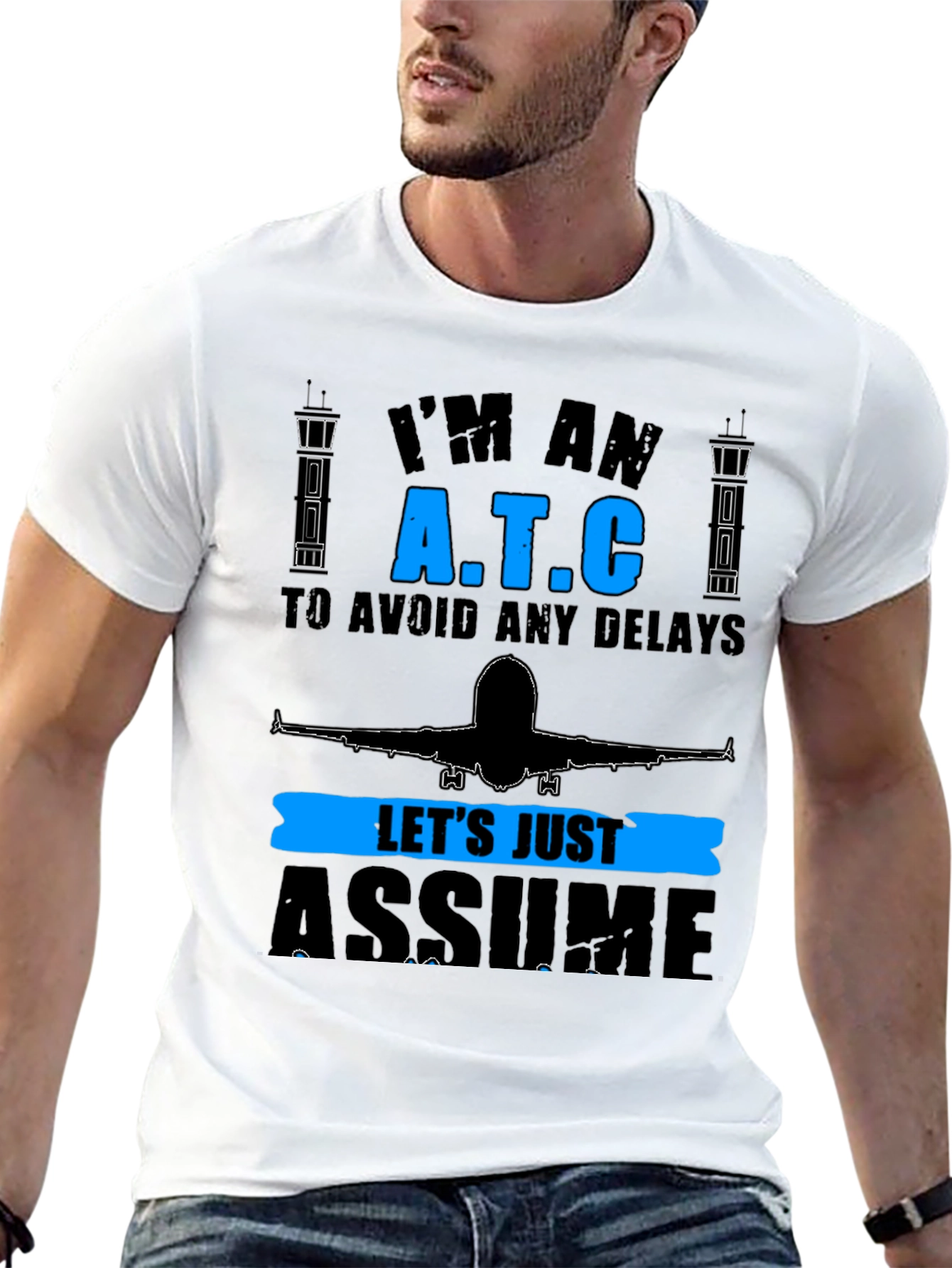 ATC Assume Tee - Air Traffic Controller Gift T-Shirt