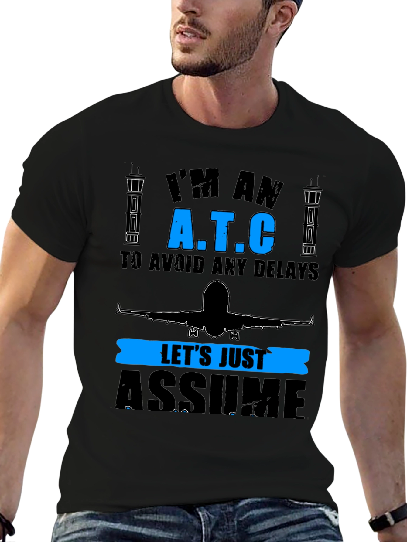 ATC Assume Tee - Air Traffic Controller Gift T-Shirt