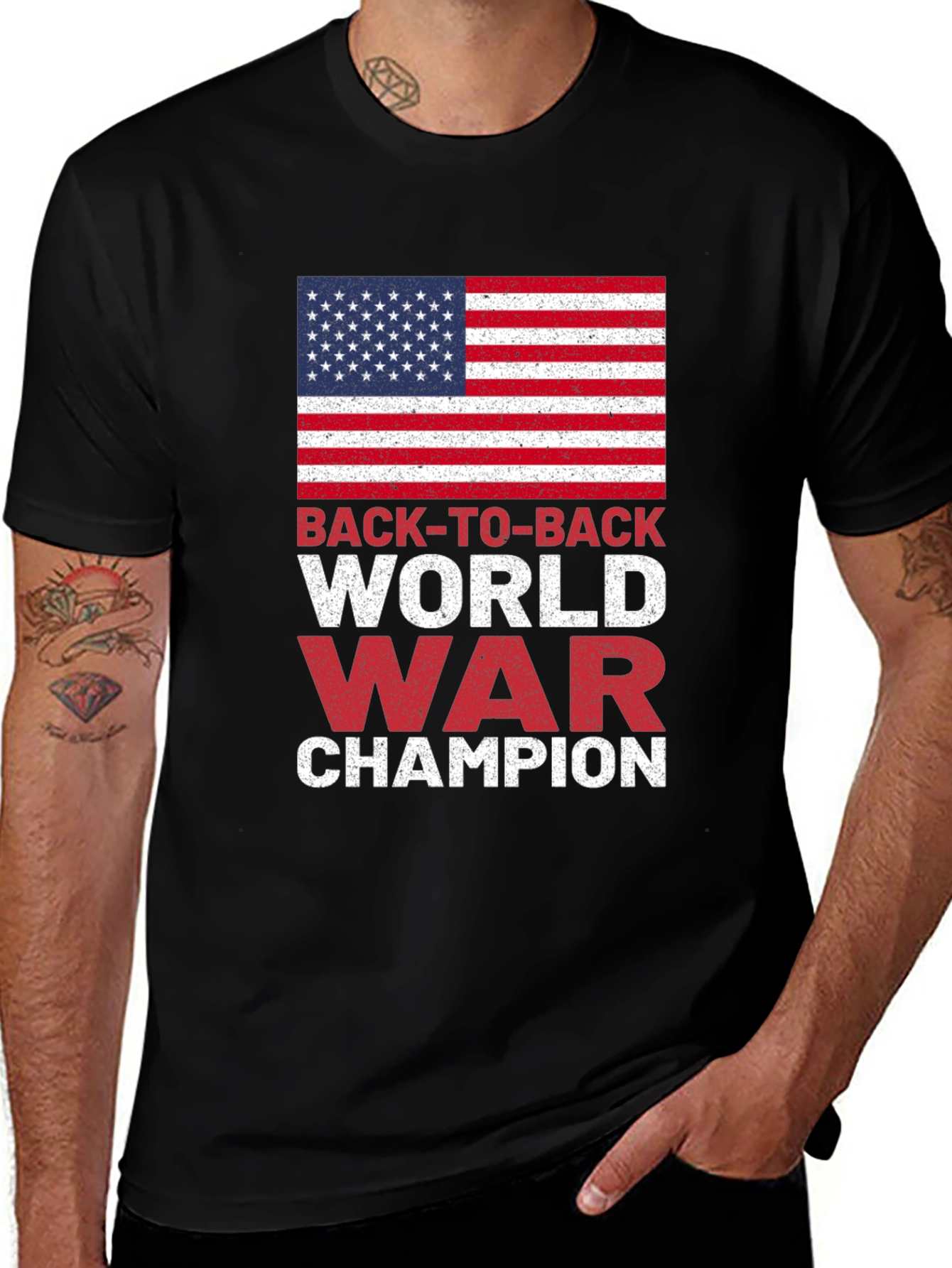 Back-to-Back World War Champion Graphic Tee