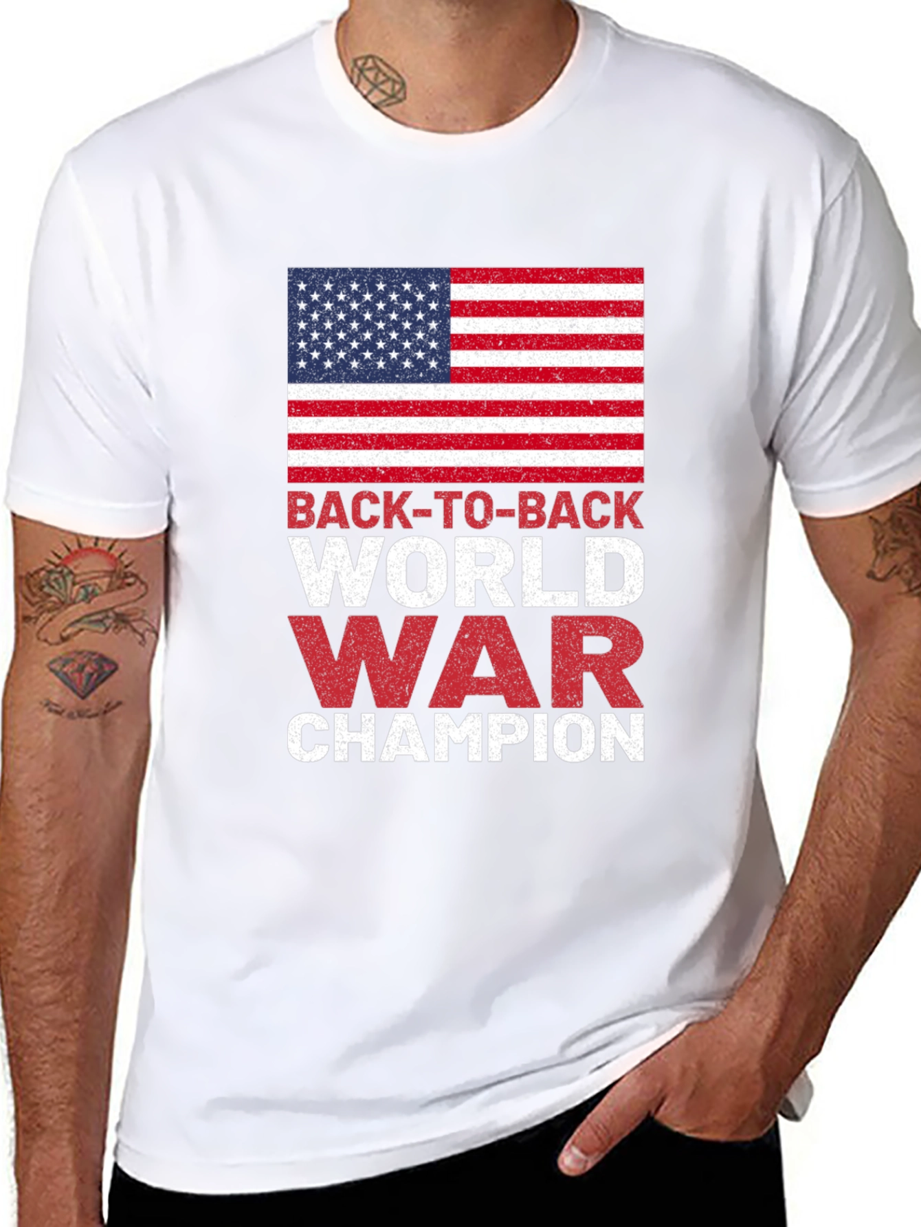 Back-to-Back World War Champion Graphic Tee