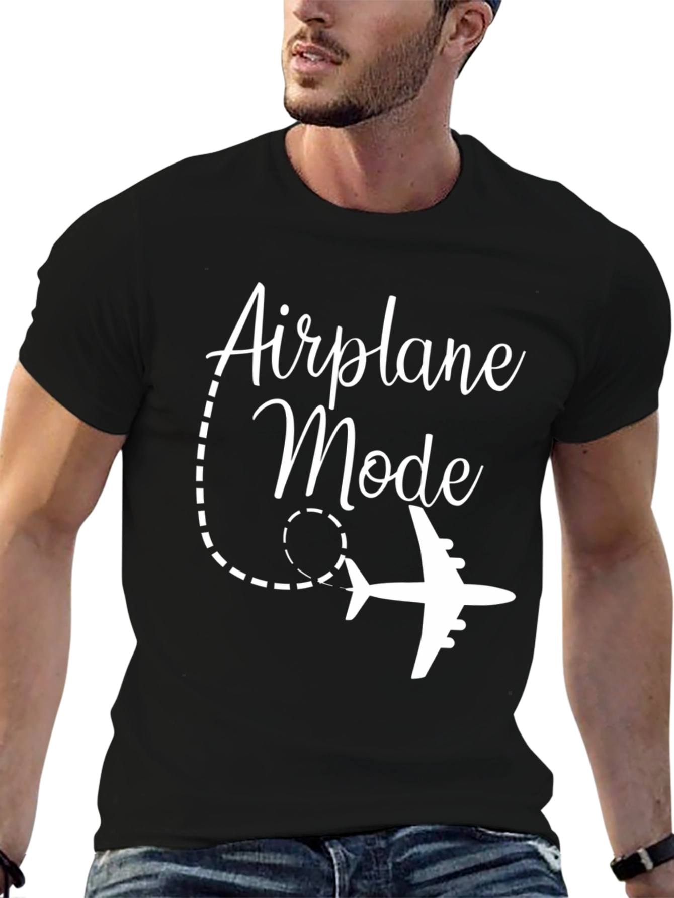Airplane Mode Graphic Tee - Travel Ready!