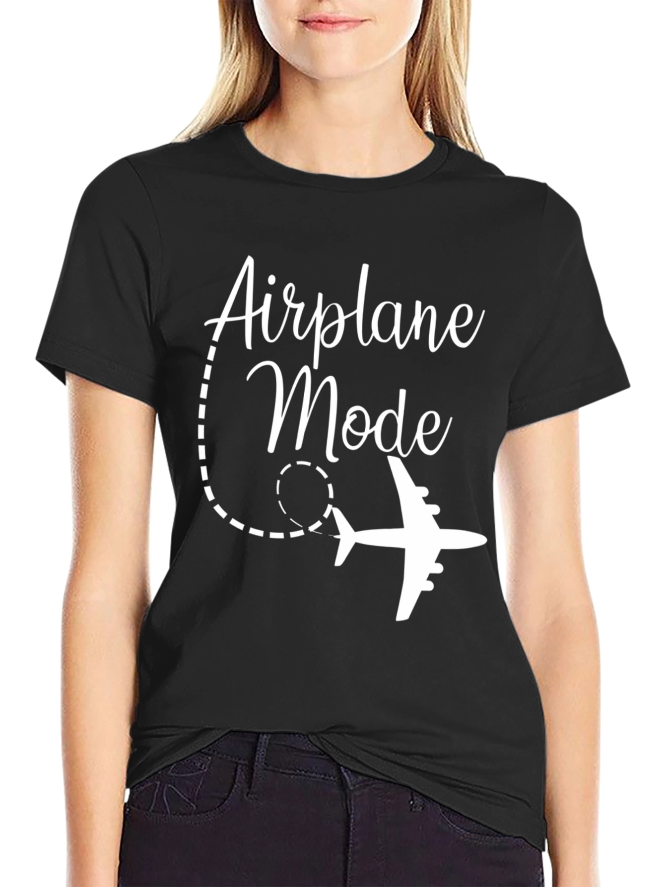 Airplane Mode Graphic Tee - Travel Ready!