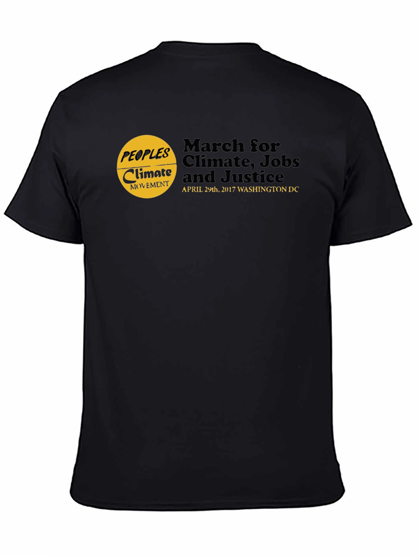 Climate March T-Shirt: Jobs & Justice