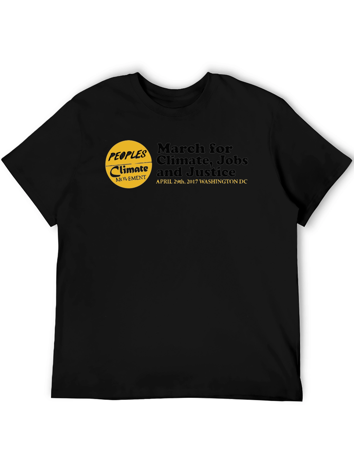 Climate March T-Shirt: Jobs & Justice