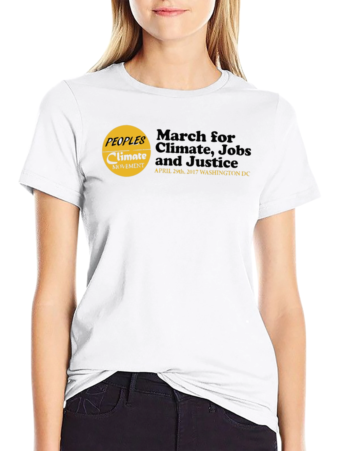 Climate March T-Shirt: Jobs & Justice