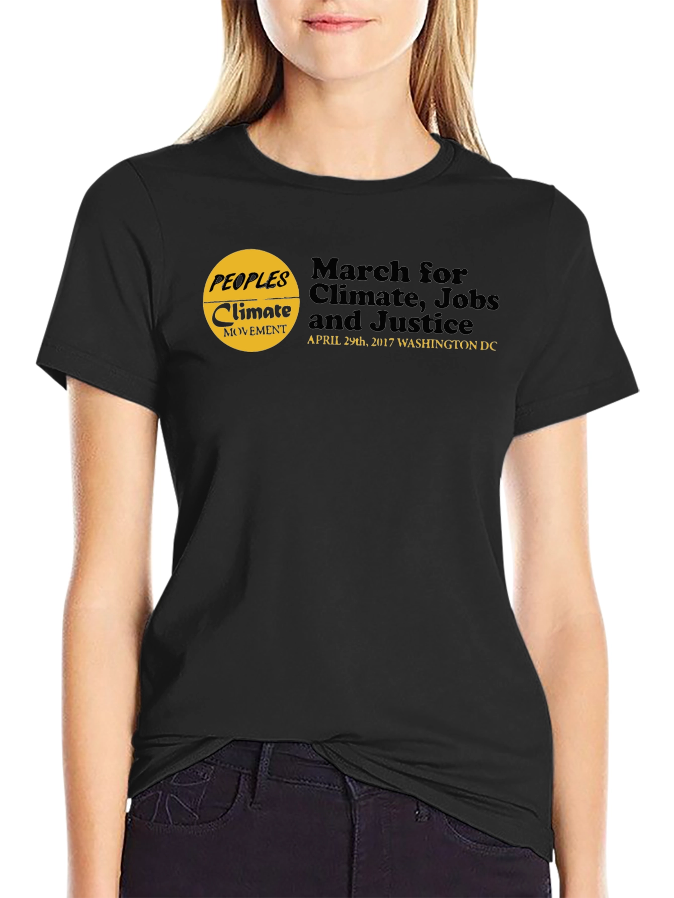 Climate March T-Shirt: Jobs & Justice