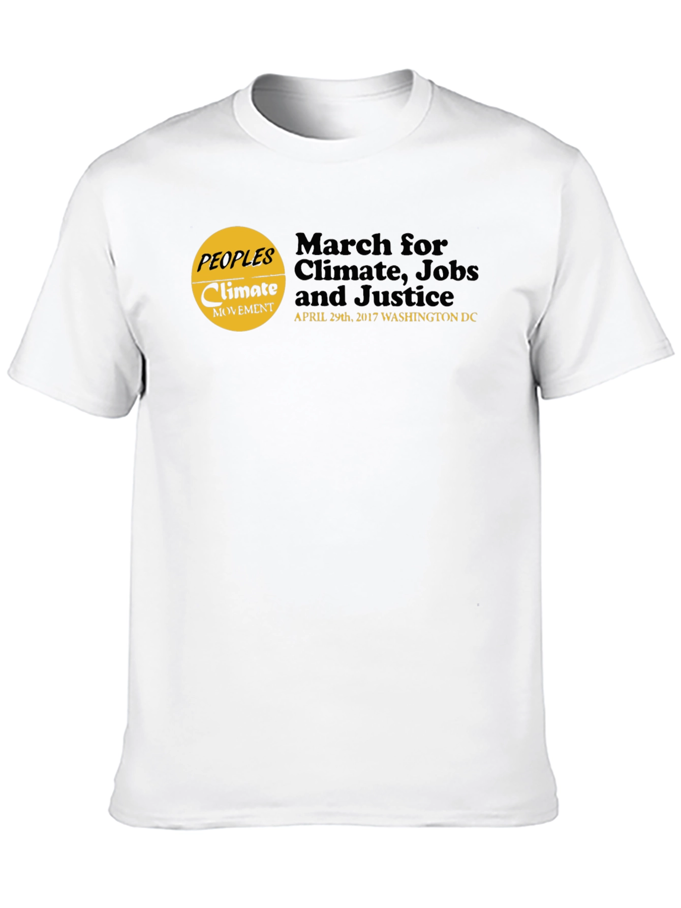 Climate March T-Shirt: Jobs & Justice