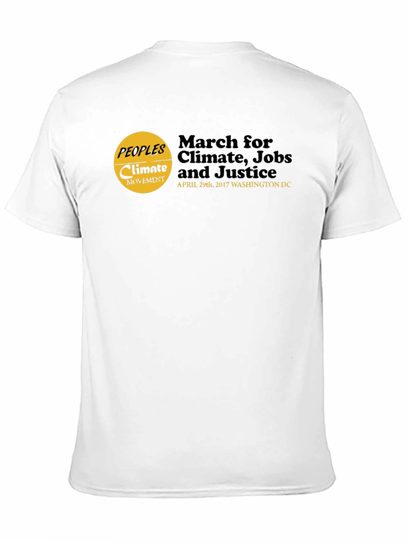 Climate March T-Shirt: Jobs & Justice