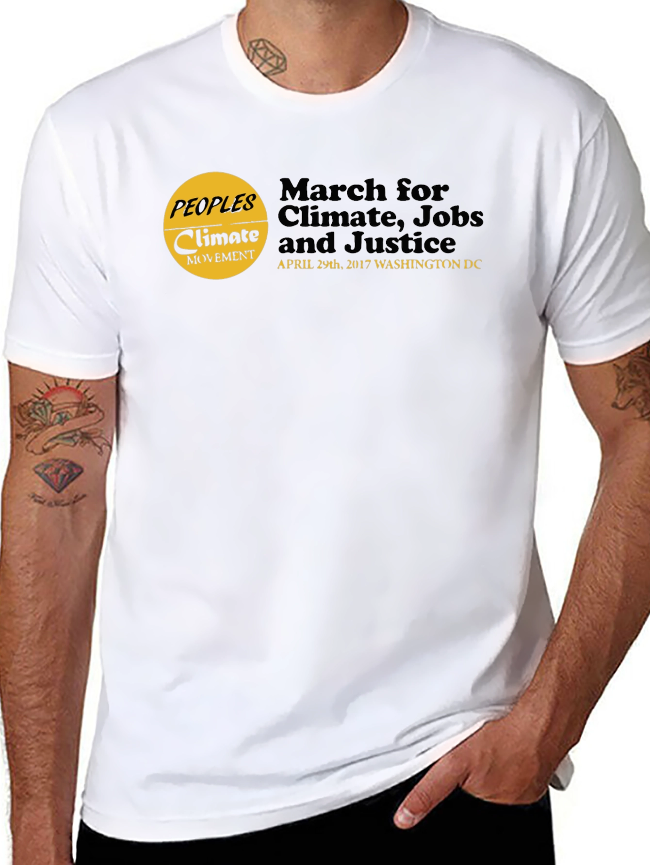 Climate March T-Shirt: Jobs & Justice