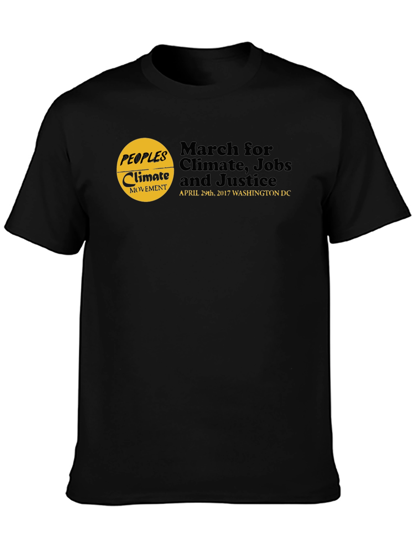 Climate March T-Shirt: Jobs & Justice
