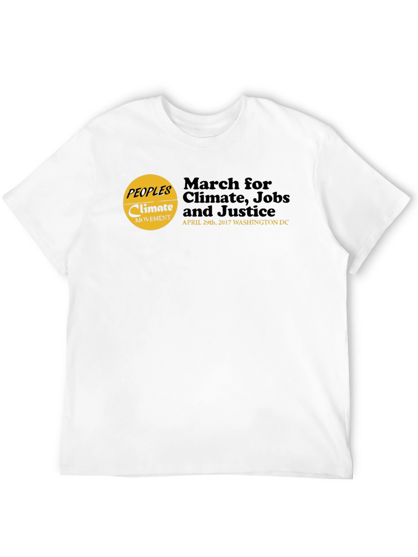 Climate March T-Shirt: Jobs & Justice